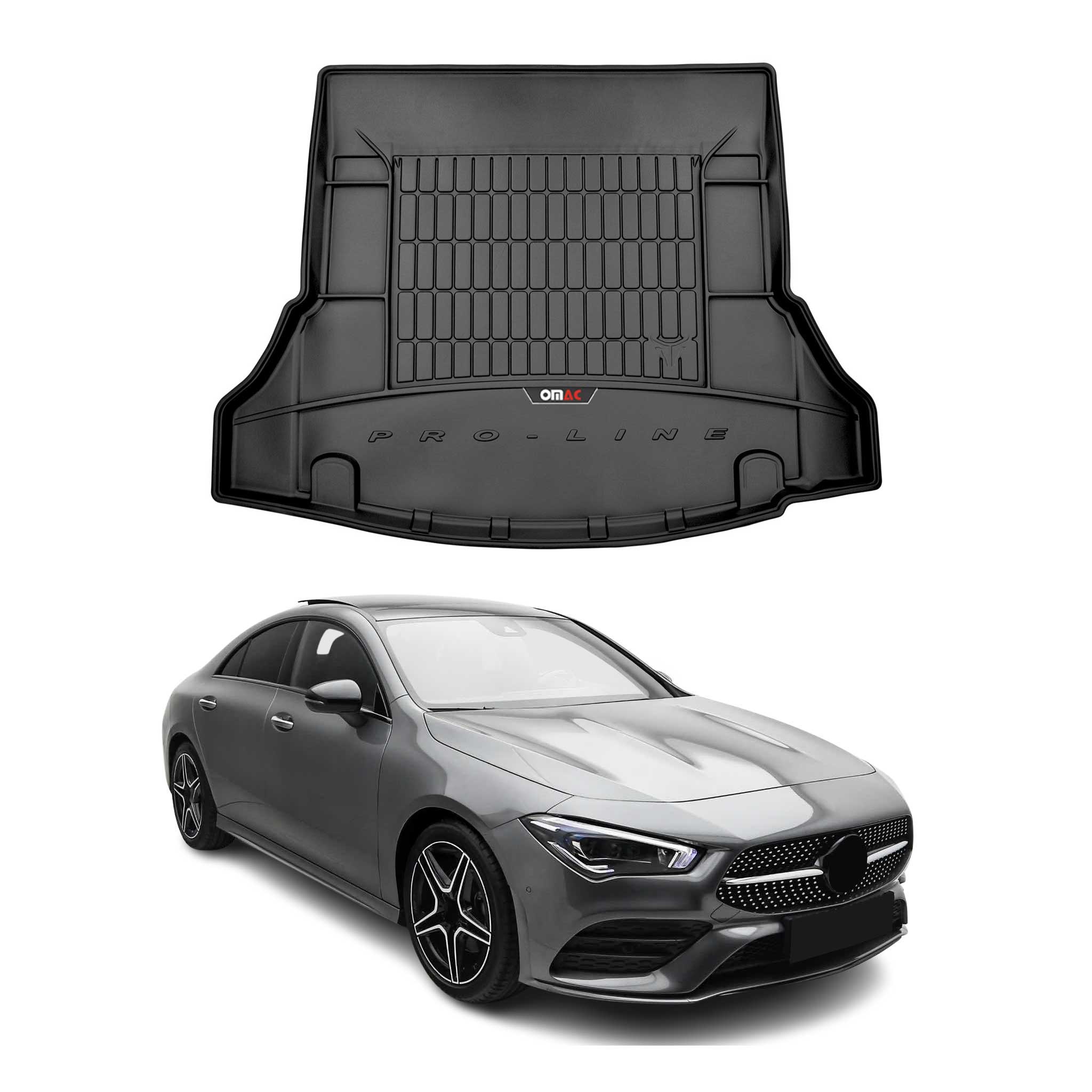 2020-2024 Mercedes CLA C118 Premium Cargo Liner Trunk Mat All Weather Heavy Duty Black