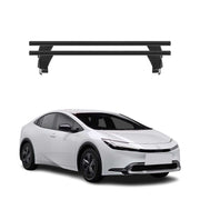 Top Roof Racks Cross Bars Luggage Carrier for Toyota Prius V 2023-2026 Alu Black