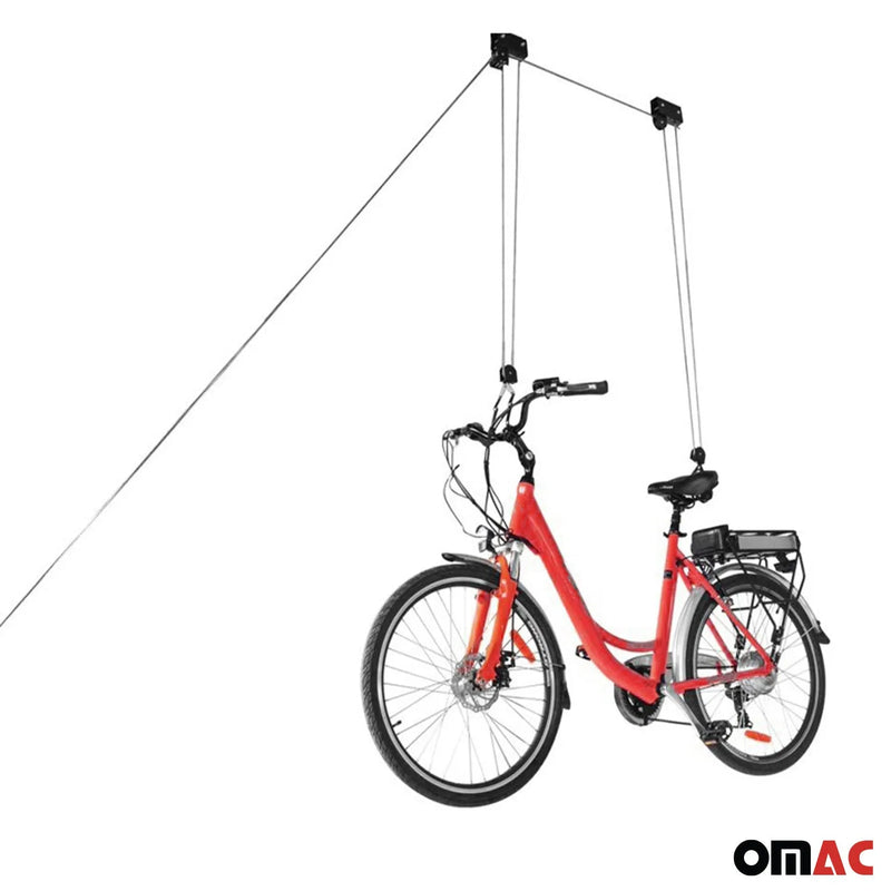 Menabo Roof Box Lift Holder Bike Lift Garage 66Lbs Capacity