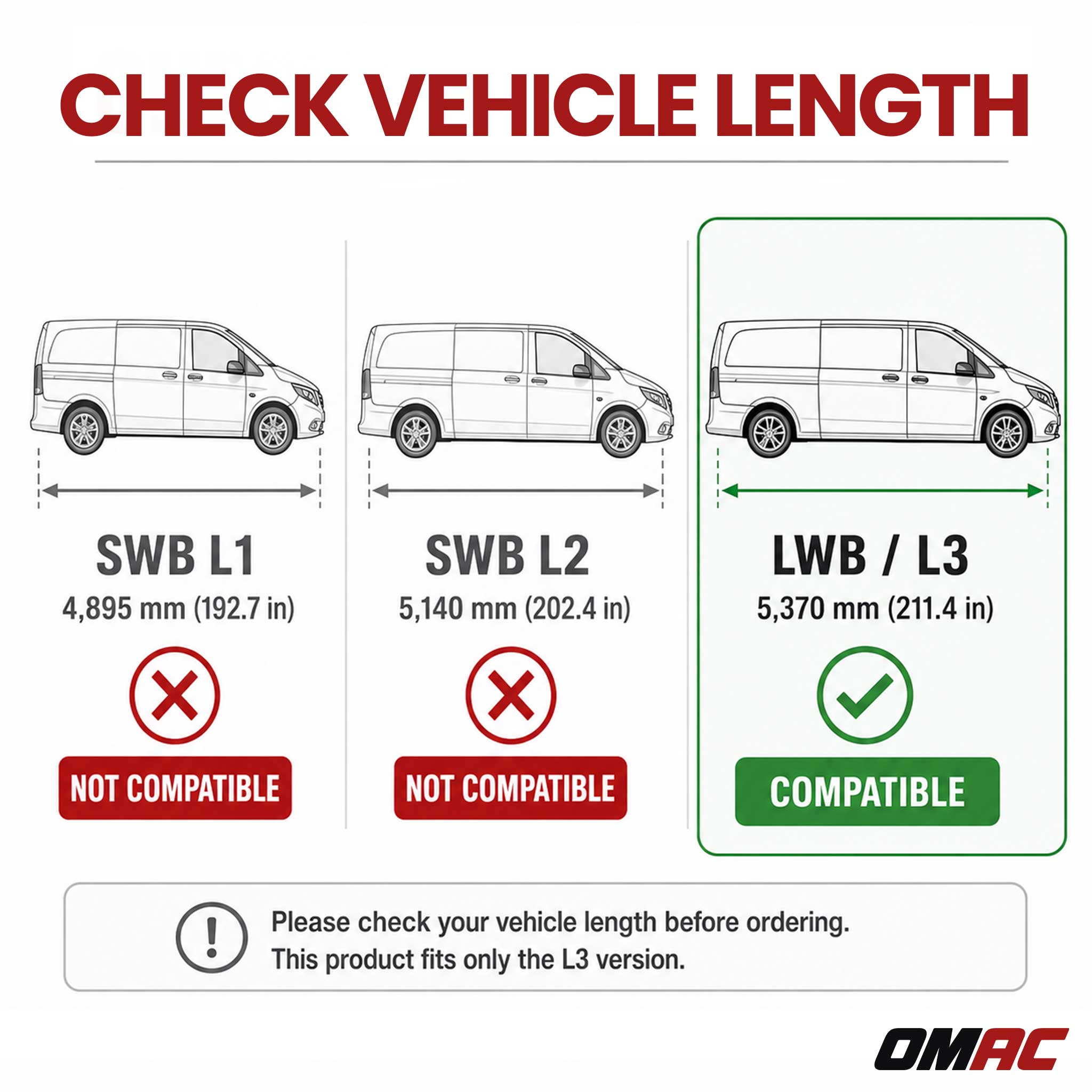 Roof Rack Side Rails for Mercedes Metris 2016-2023 LWB long Aluminium Silver 2x