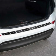 2016-2018 Hyundai Tucson Rear Bumper Guard Carbon Foiled & Stainless Steel Silver