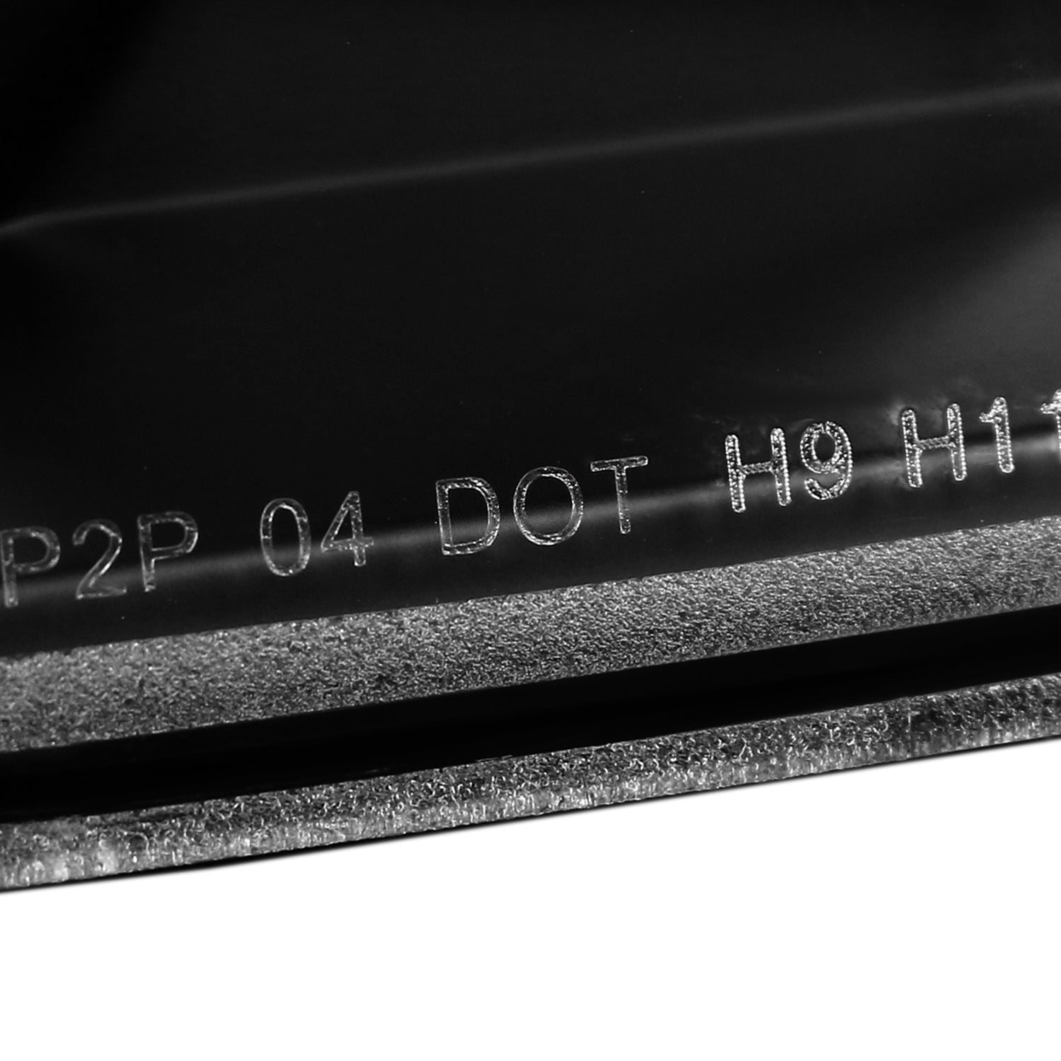 2004-2007 Chevy Malibu Factory Headlights w/Amber Reflectors Matt Black/Clear