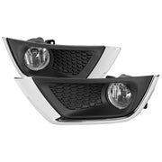 2017-2020 Jeep Compass H8 Fog Lights Kit Chrome Housing/Clear Lens
