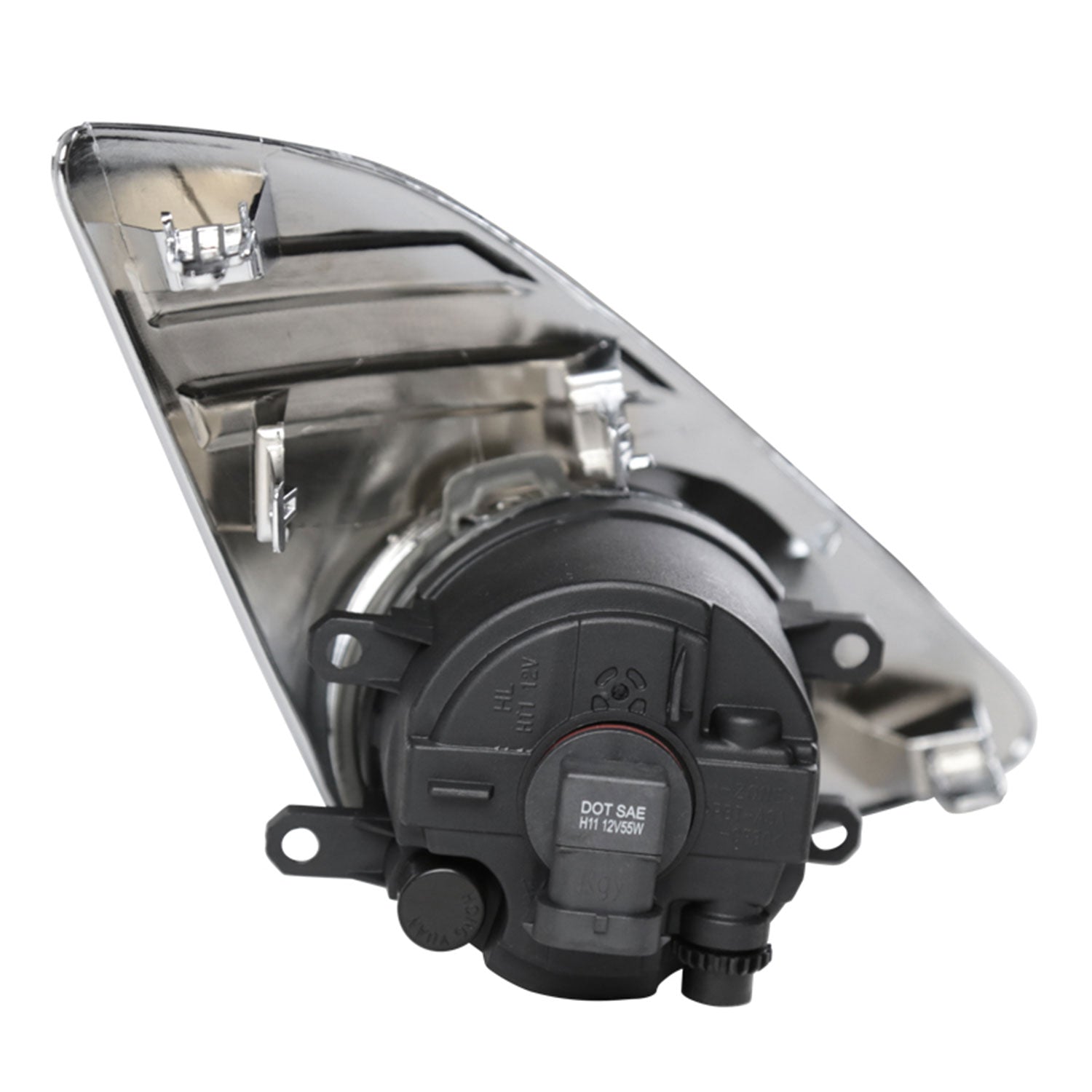 2012-2014 Toyota Camry H11 Fog Lights Kit Chrome Housing/Clear Lens