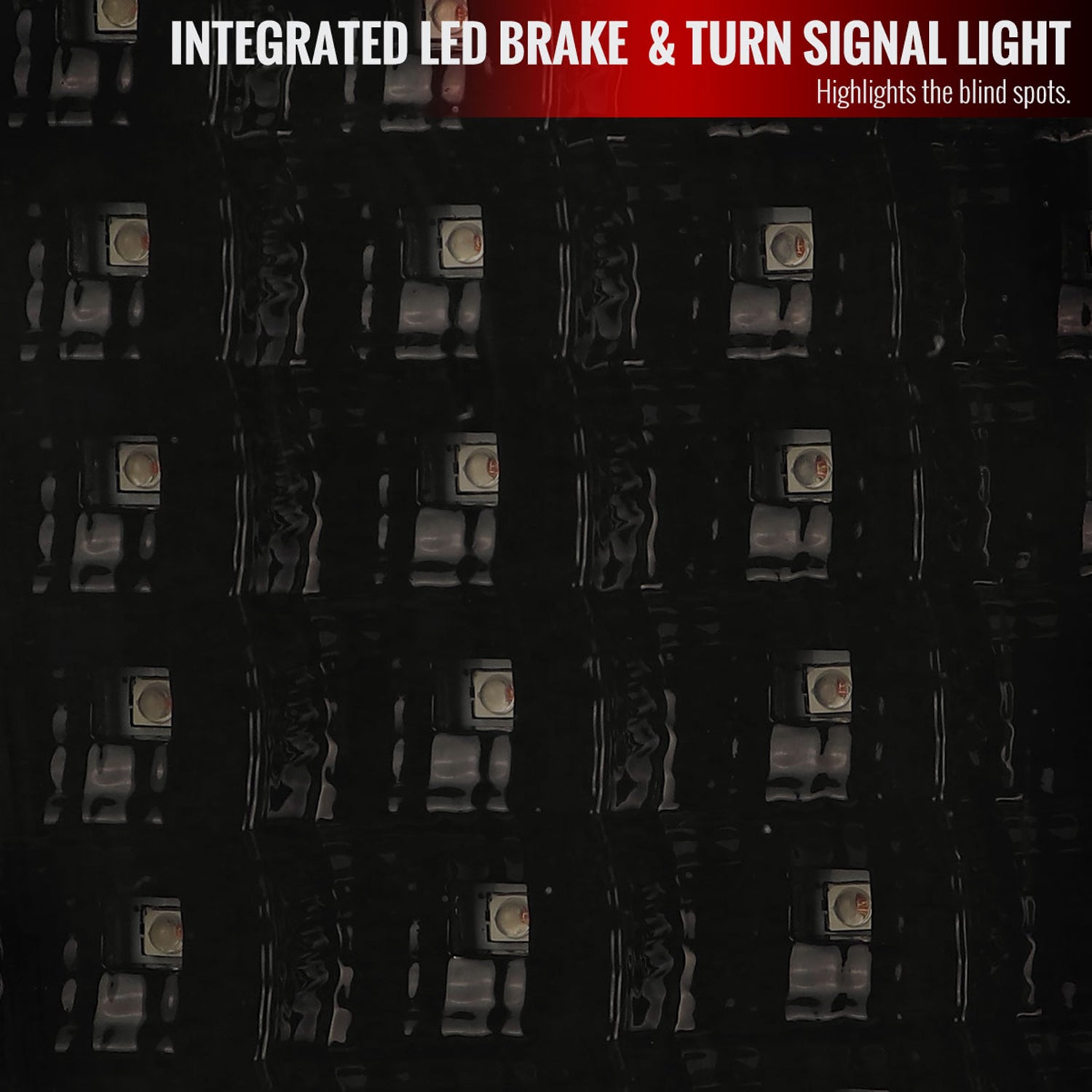 2009-2018 Dodge RAM 1500 2500 3500 White Bar LED Tail Lights Black/Smoke