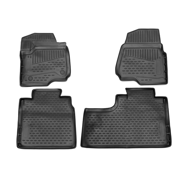 2017-2022 Ford F-550 Super Duty Crew Cab Floor Mats Liners Full Set All Weather