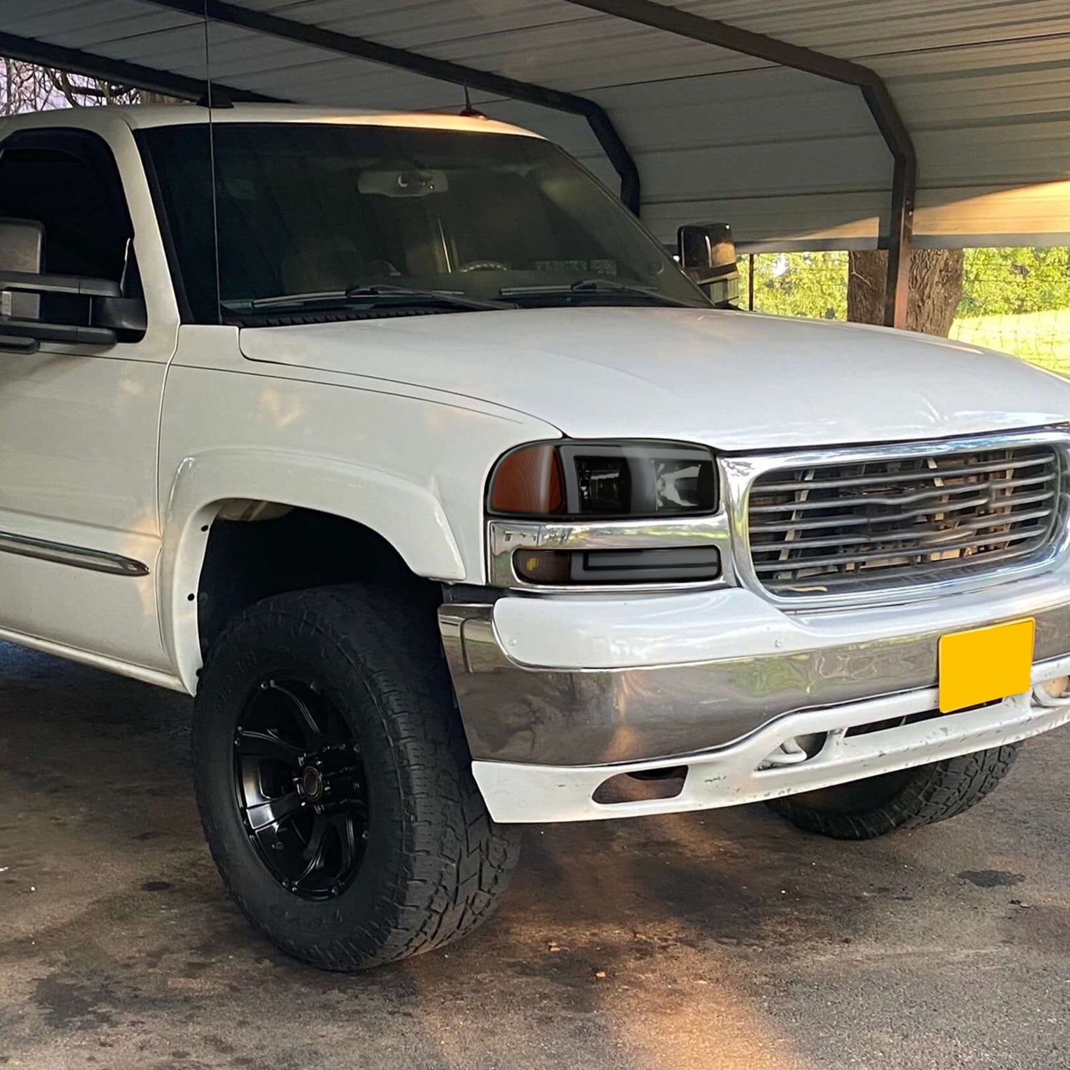 1999-2006 GMC Sierra/Yukon/Yukon XL Headlights&Signal Bumper Lights Smoke