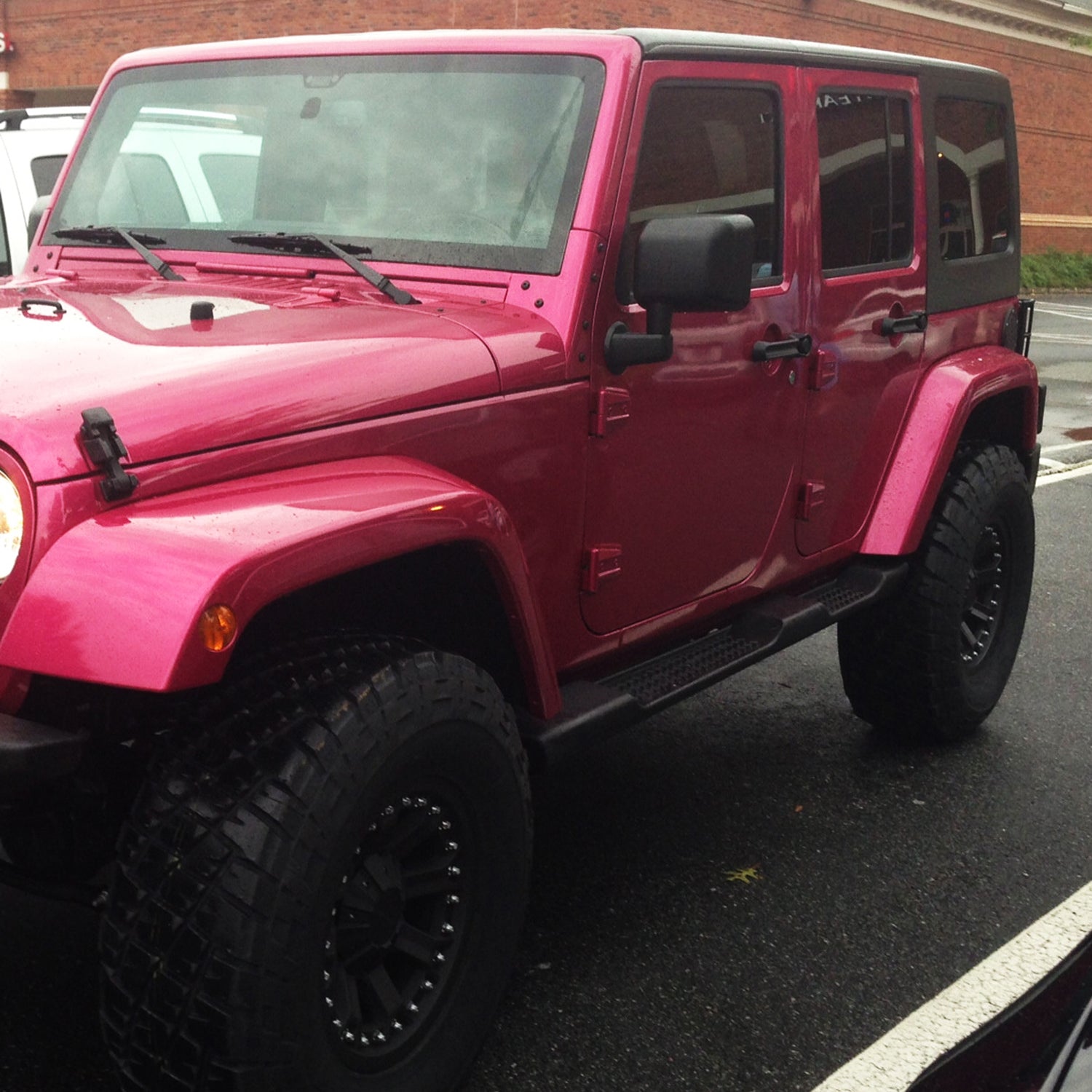2007-2016 Jeep Wrangler Unlimited 4DR Black Factory Side Step Running Boards