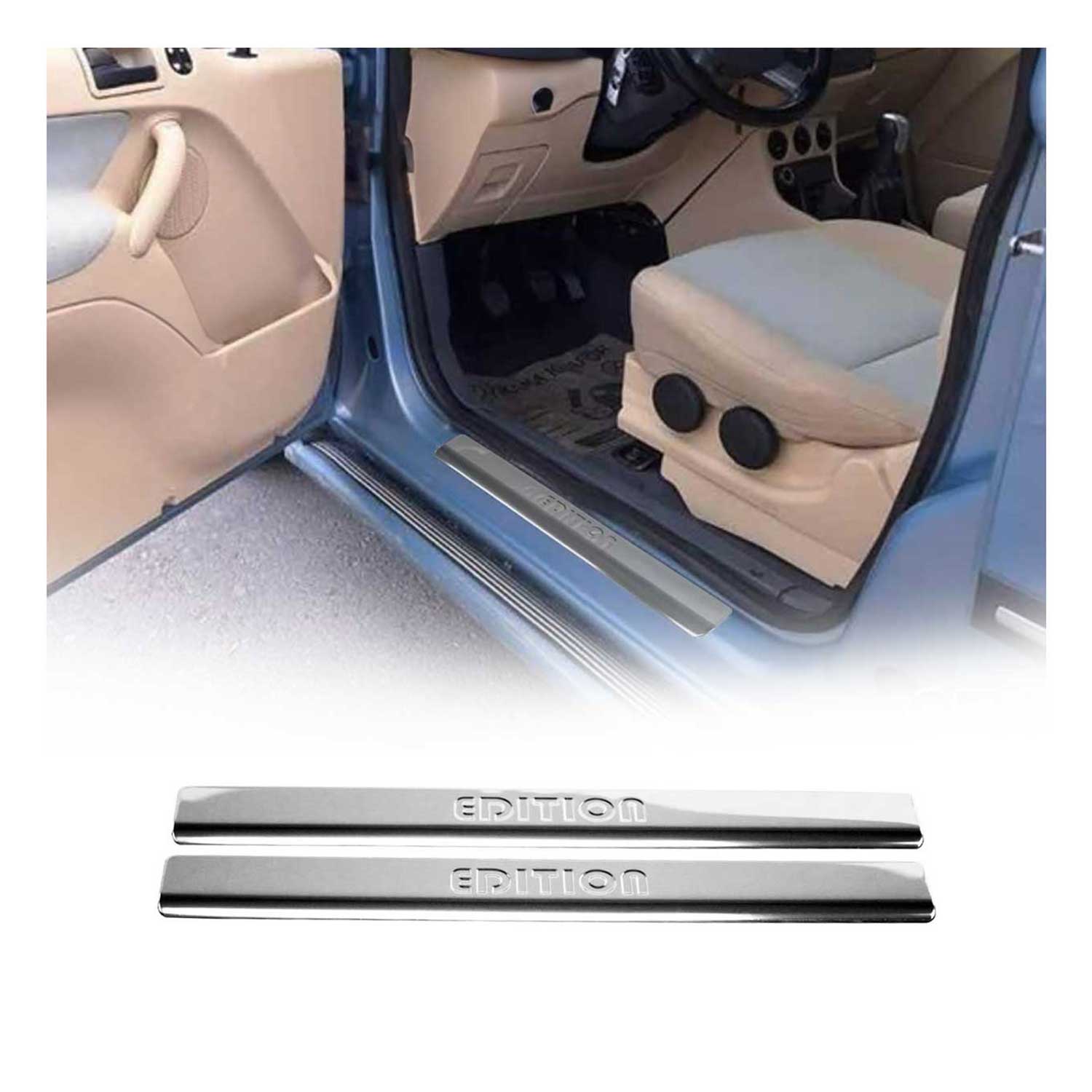 2010-2013 Ford Transit Connect Door Sill Scuff Plate Scratch Edition 2Pcs