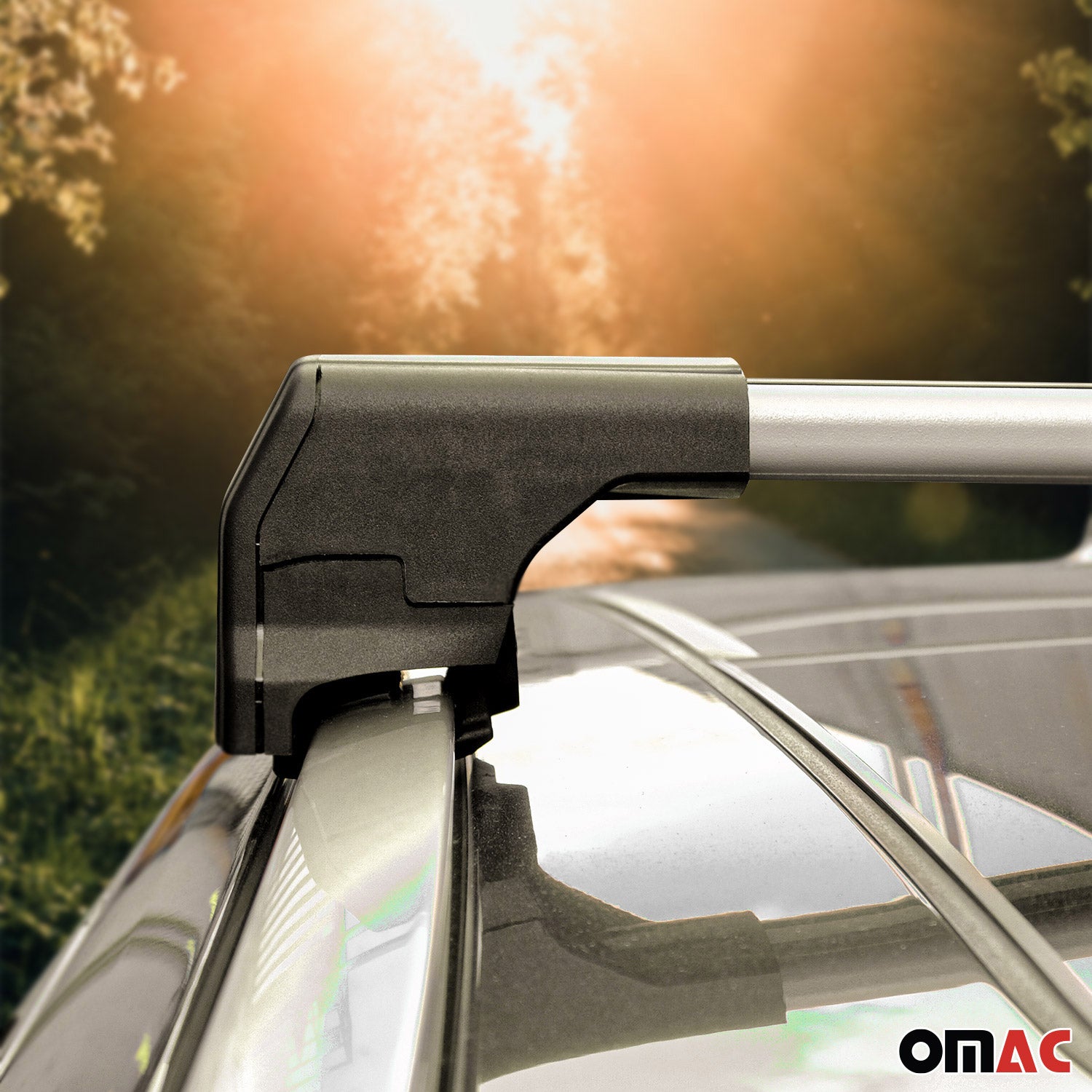 2020-2025 Mazda CX-30 Roof Rack Cross Bars Luggage Carrier Alu Gray 2x