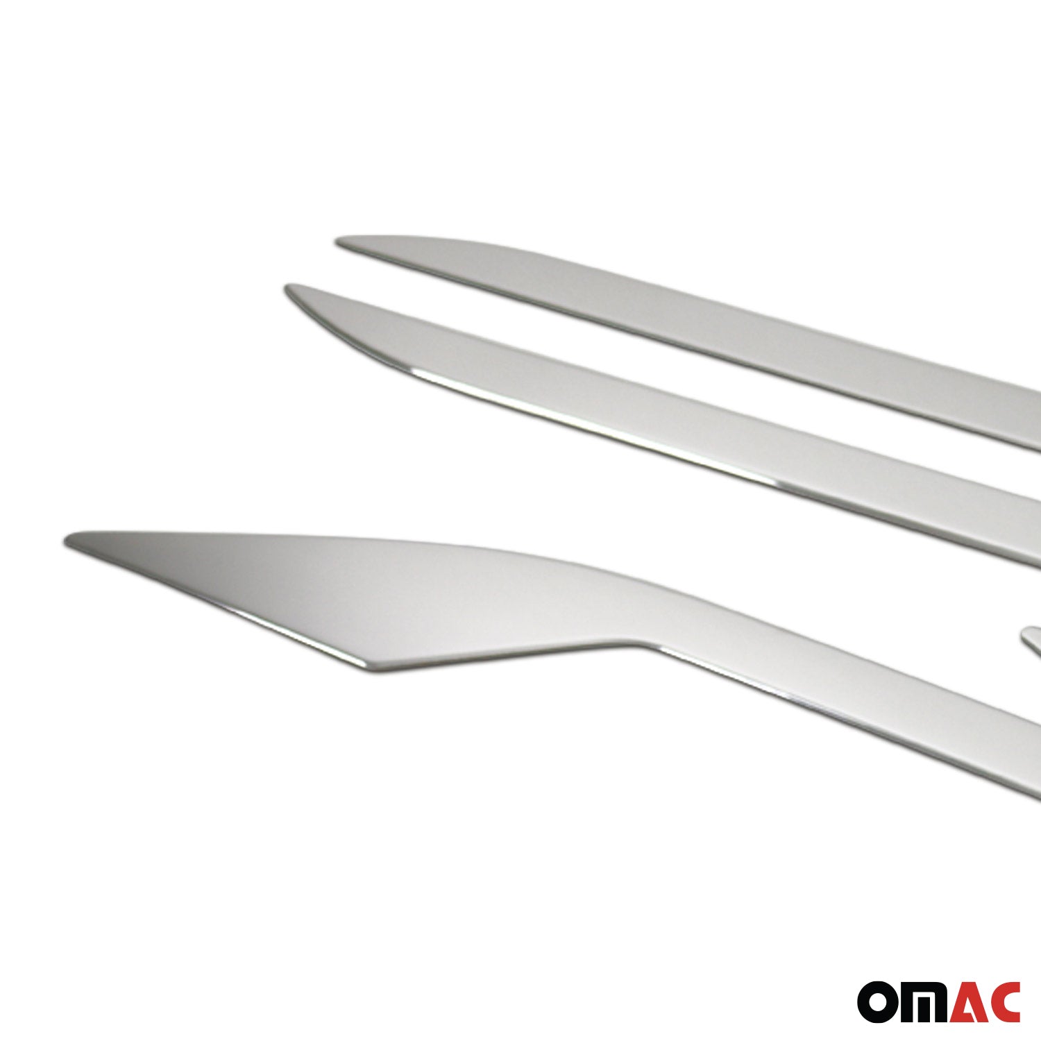 2018-2022 Toyota C-HR Side Door Molding Trim Skirt Garnish Stainless Steel Silver 4Pcs