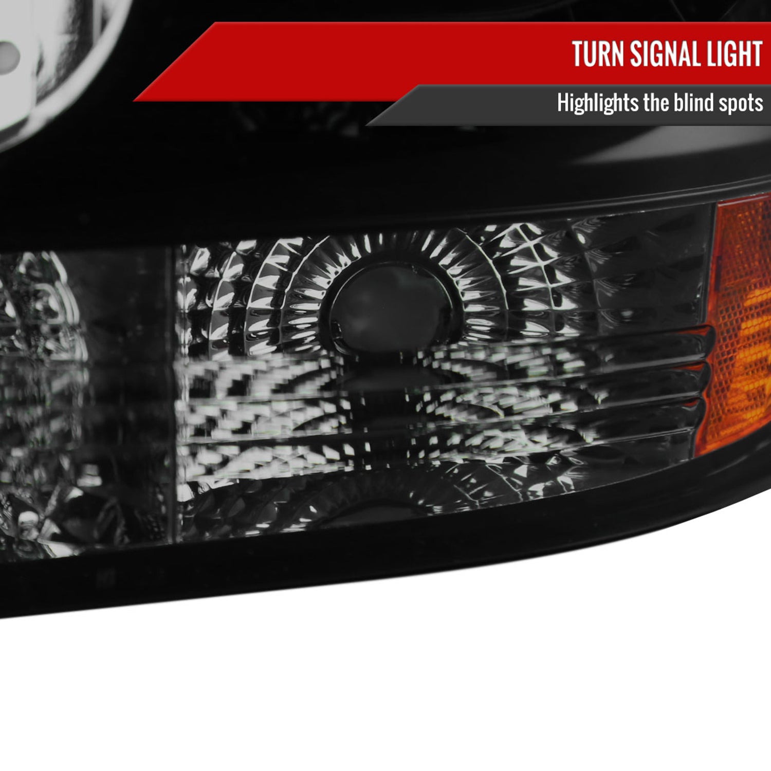 1999-2002 Chevy Silverado 1PC Headlights LED Light&Bumper Lights Black