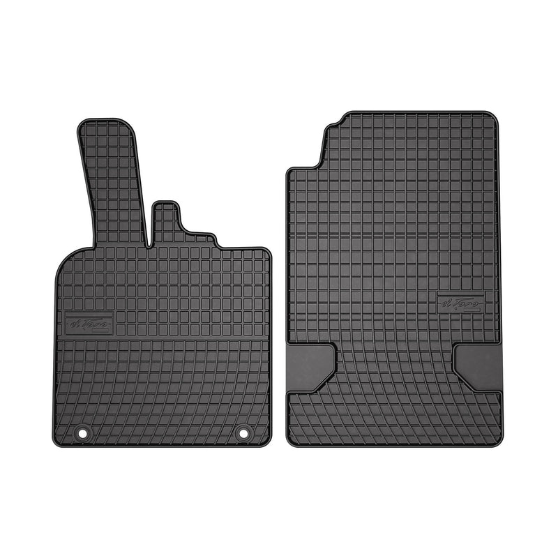 2007-2015 Smart ForTwo Floor Mats Liners Full Set All Weather Rubber Black