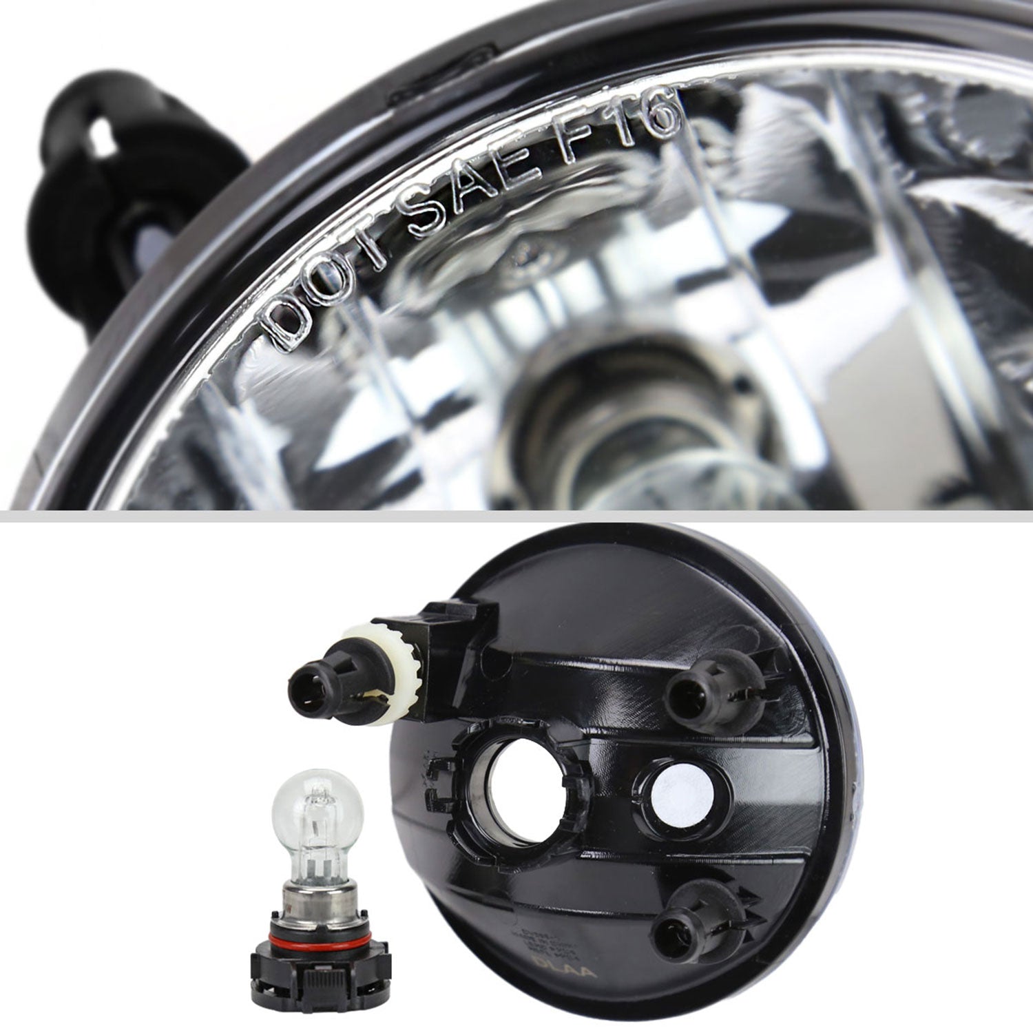 2021-2022 Chevrolet Colorado Fog Lights Kit Chrome Housing/Clear Lens