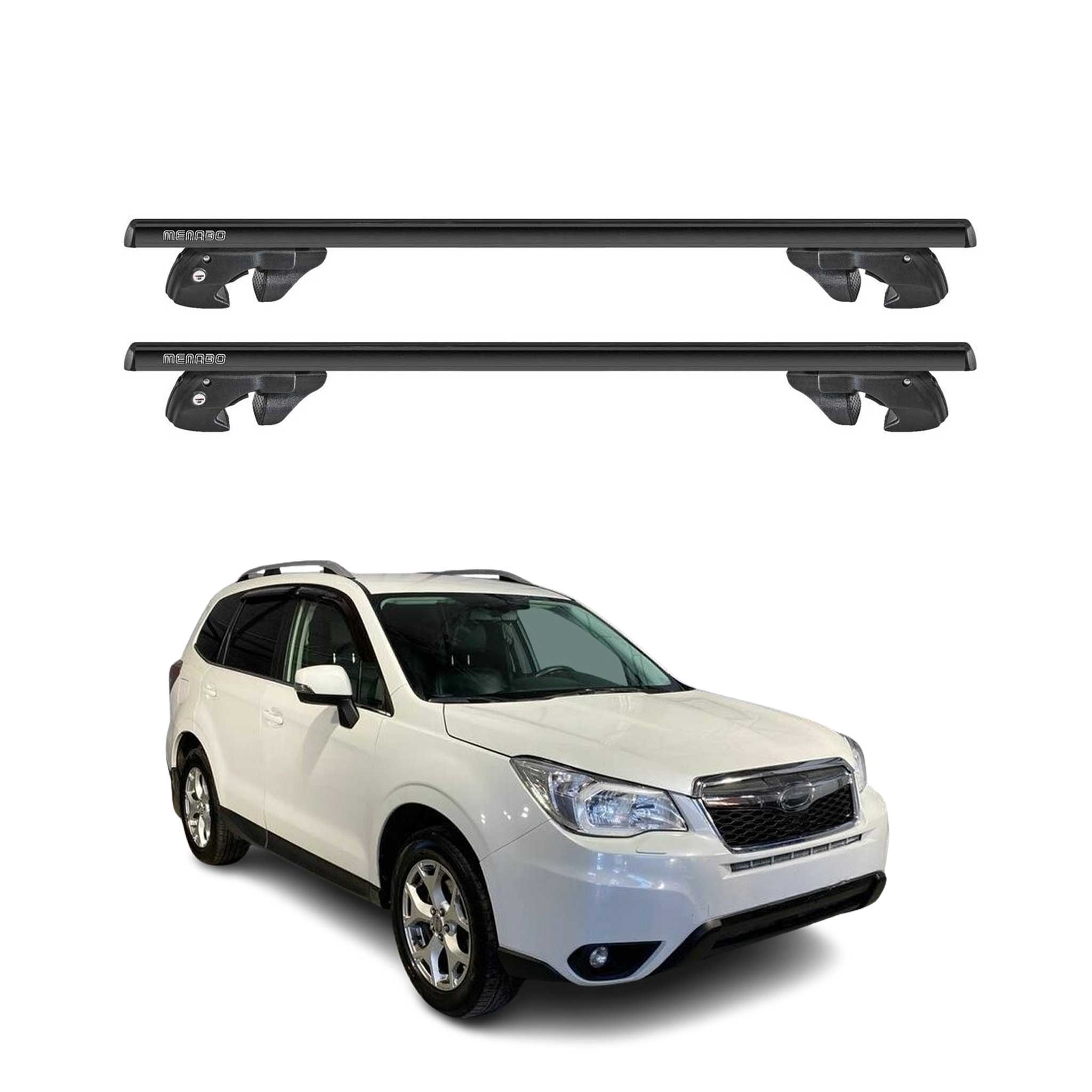 2014-2018 Subaru Forester Roof Rack Cross Bars Black