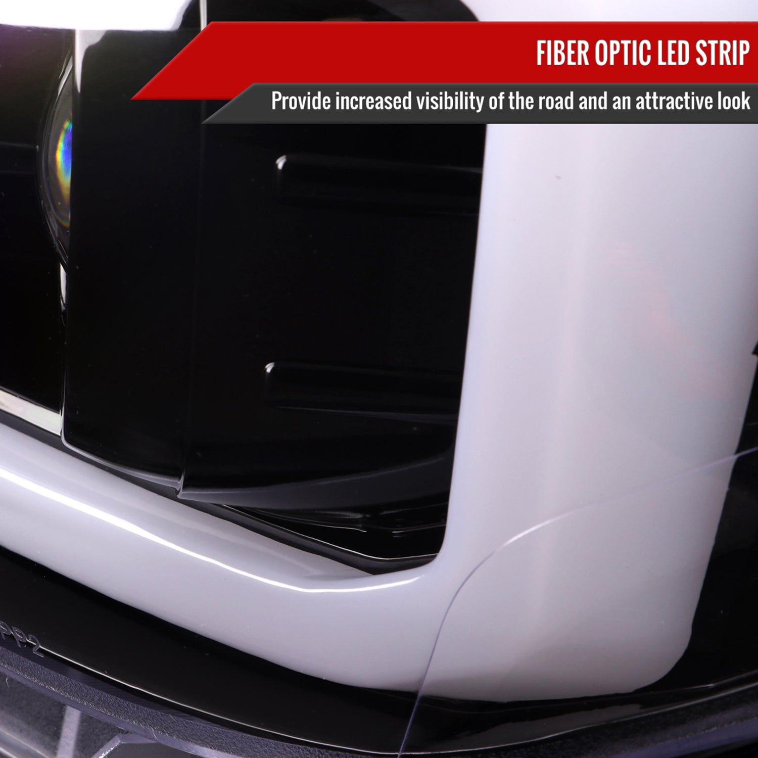 2016-2023 Toyota Tacoma Switchback LED C-Bar Projector Headlights Glossy Black