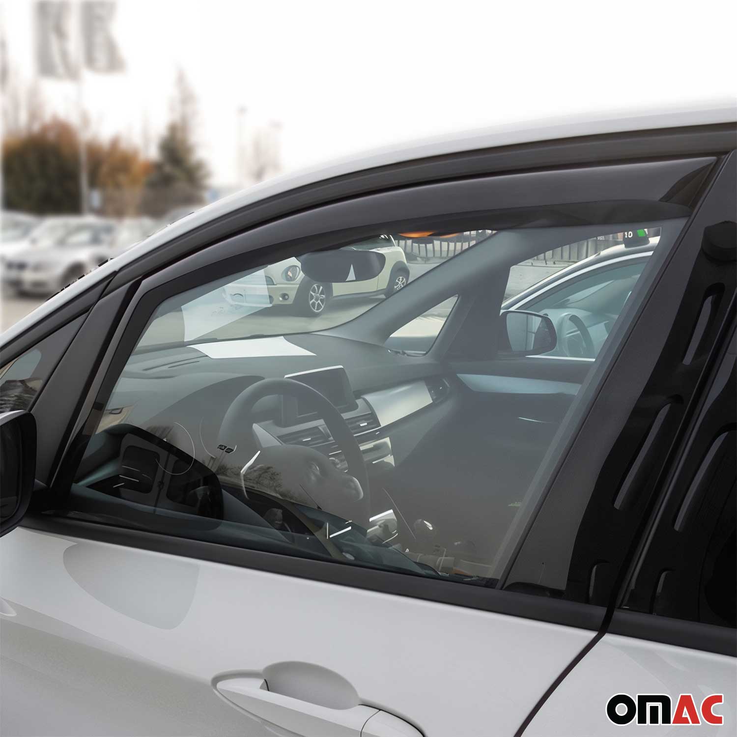 2014-2021 BMW 2 Series F45 Active Tourer Window Visor Vent Rain Deflector 2Pcs Smoke