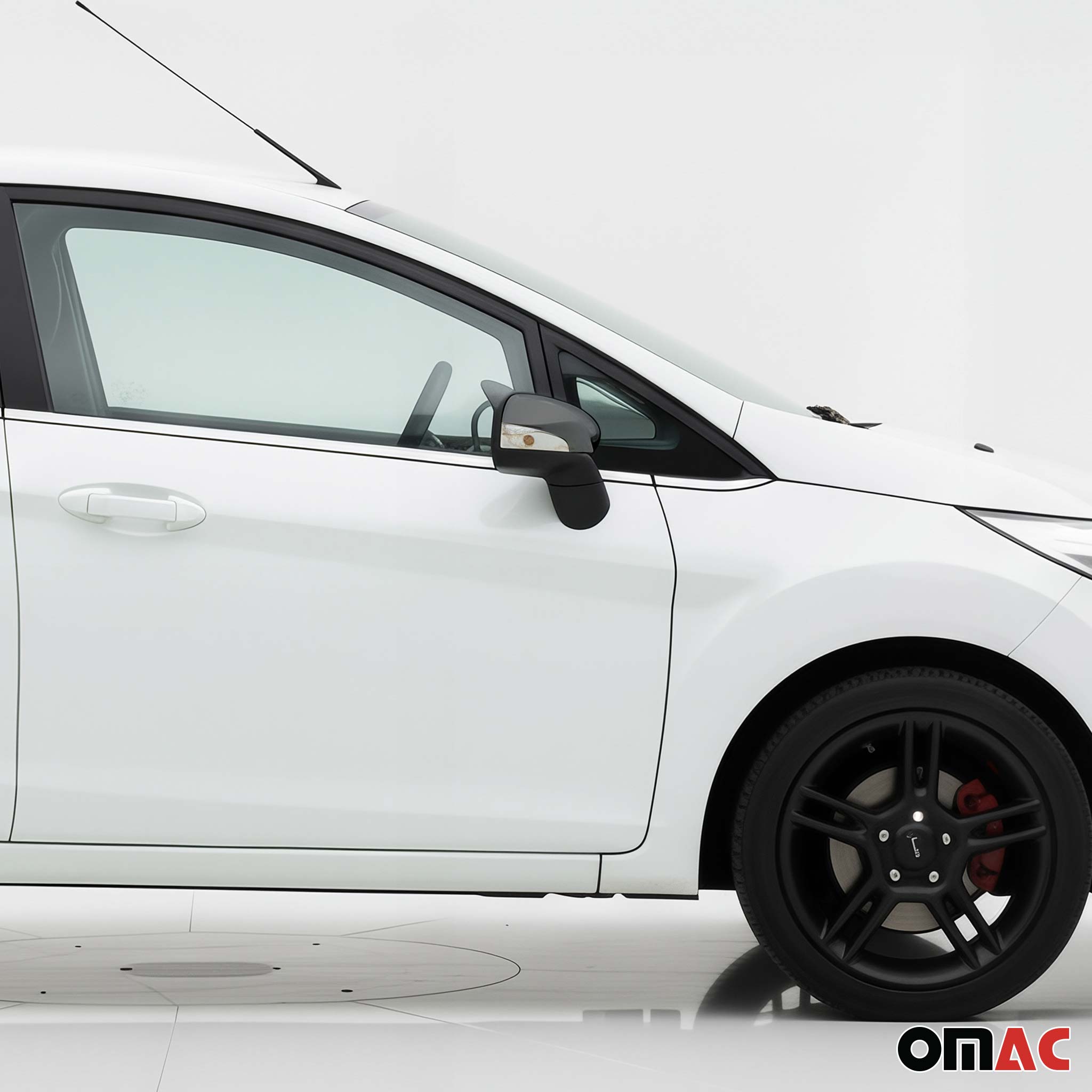 2011-2019 Ford Fiesta / B-Max Side Mirror Cover Caps Dark 2 Pcs