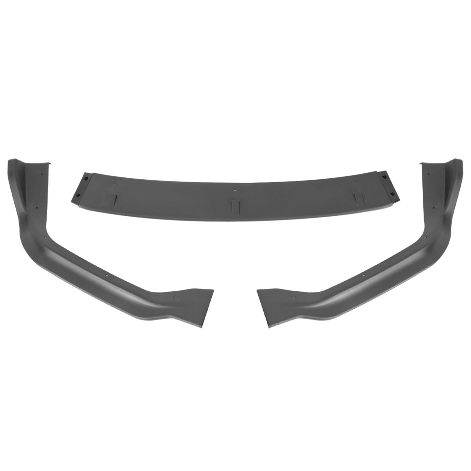 2014-2016 Lexus IS250 F-Sport Matte Black 3PC Front Bumper Lip Splitter Kit