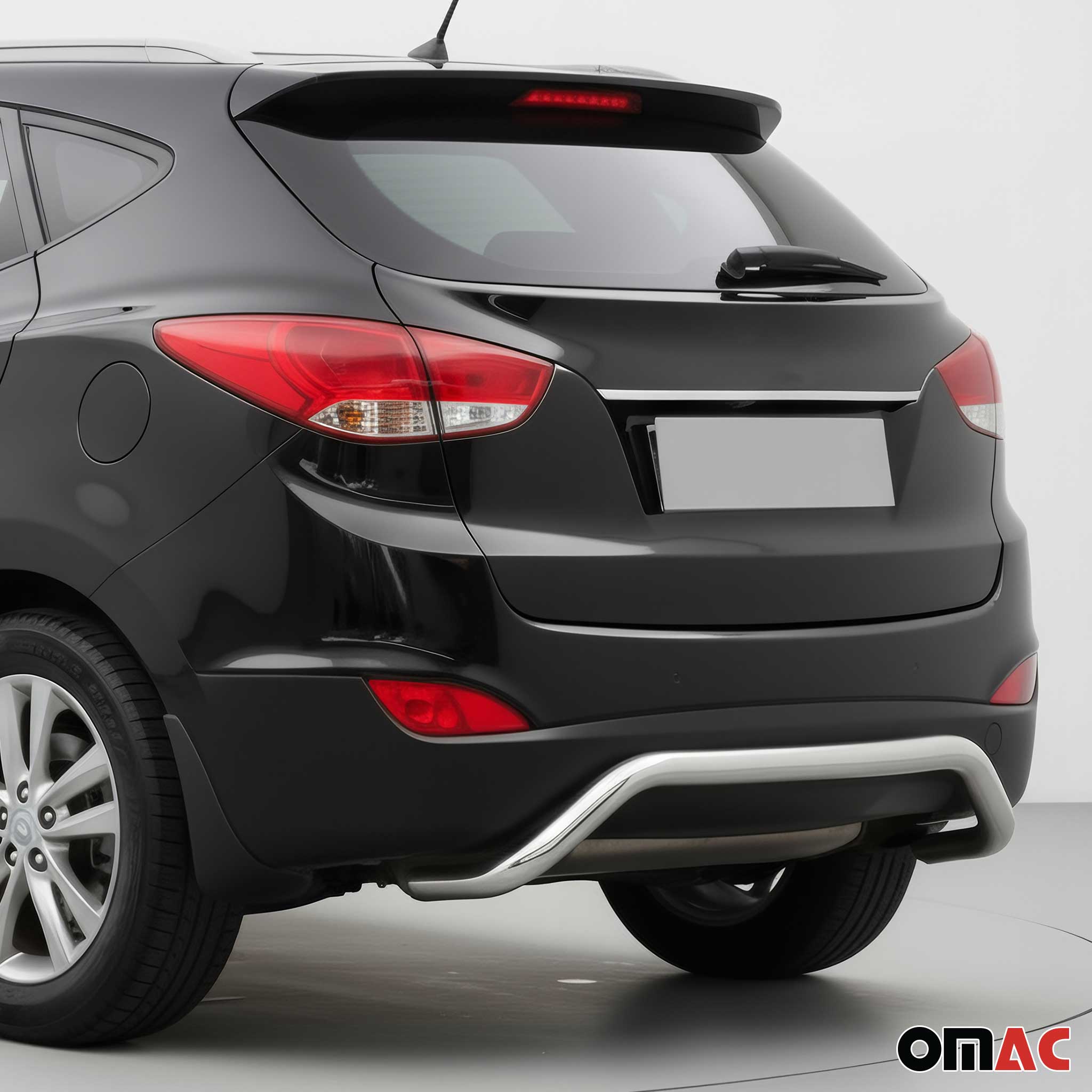 2010-2015 Hyundai Tucson Rear Trunk Tailgate Door Handle Cover Stainless Steel Silver