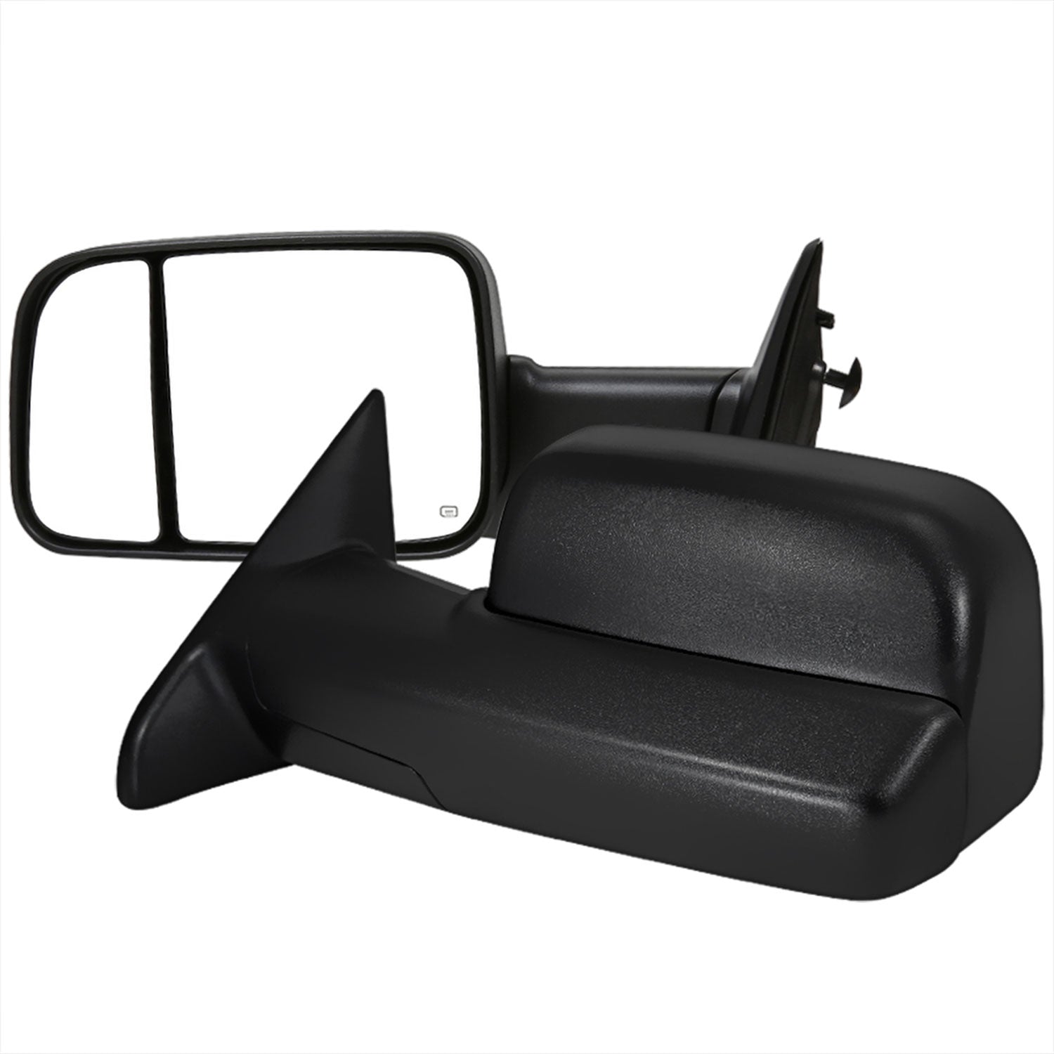 2009-2012 Dodge RAM 1500 Adjustable Heated & Manual Extendable Towing Mirrors