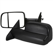 2009-2012 Dodge RAM 1500 Adjustable Heated & Manual Extendable Towing Mirrors
