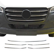 2019-2025 Mercedes Sprinter W907 910 Front Bumper Grill Trim Stainless Steel 5x