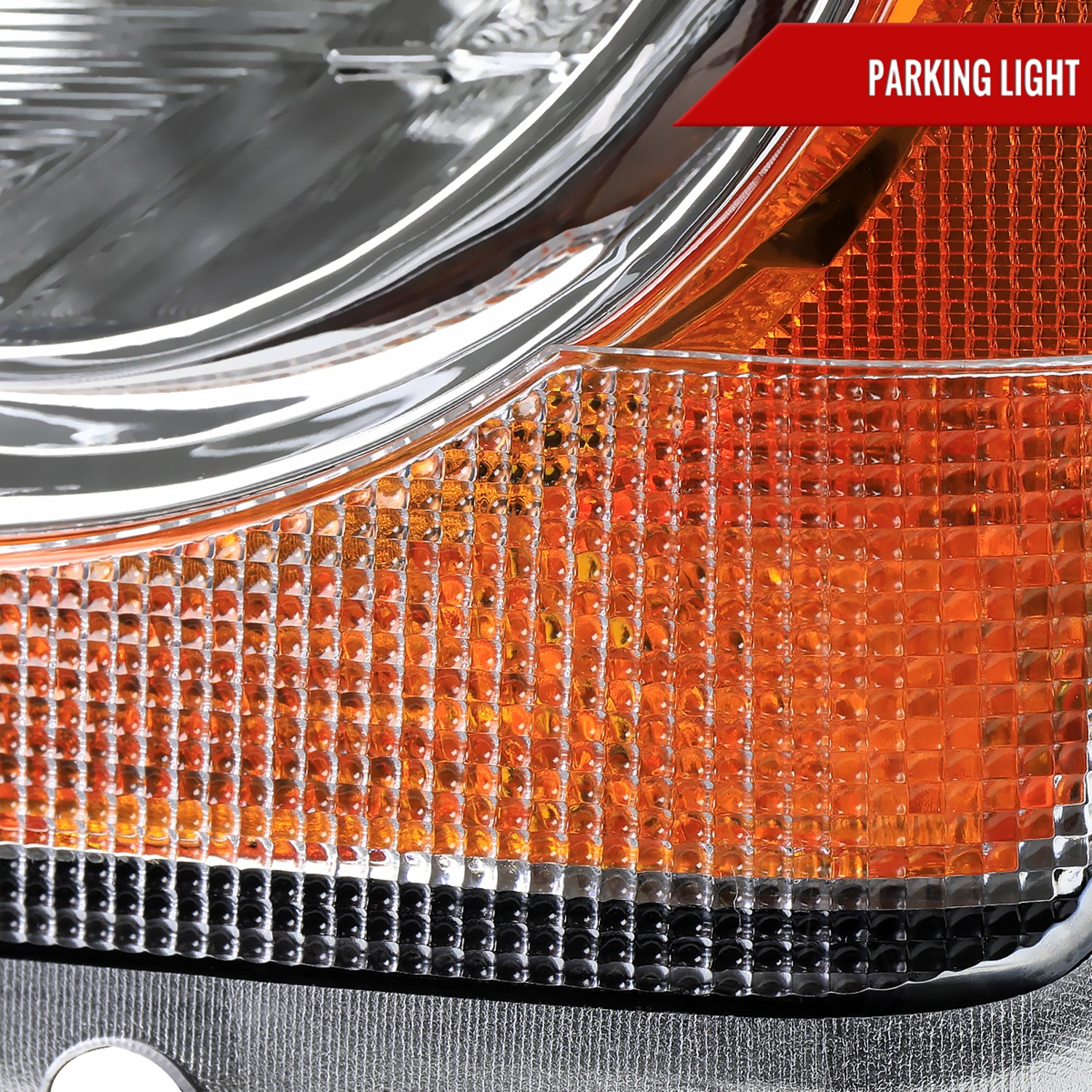 2004-2006 Dodge Durango Factory Style Headlights Chrome Housing/Clear Lens