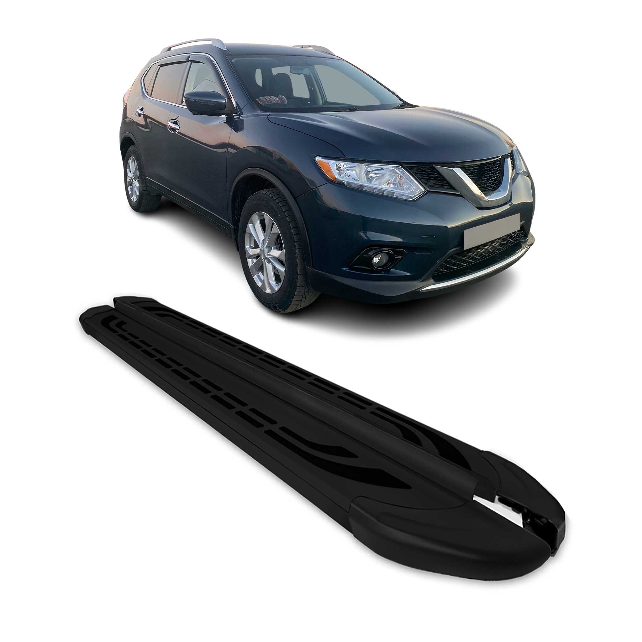 2014-2020 Nissan Rogue Running Boards Side Steps Black