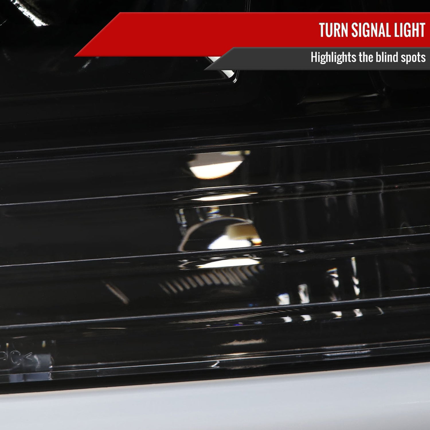 2007-2013 GMC Sierra 1500 2500HD 3500HD LED C-Bar Headlights Jet Black