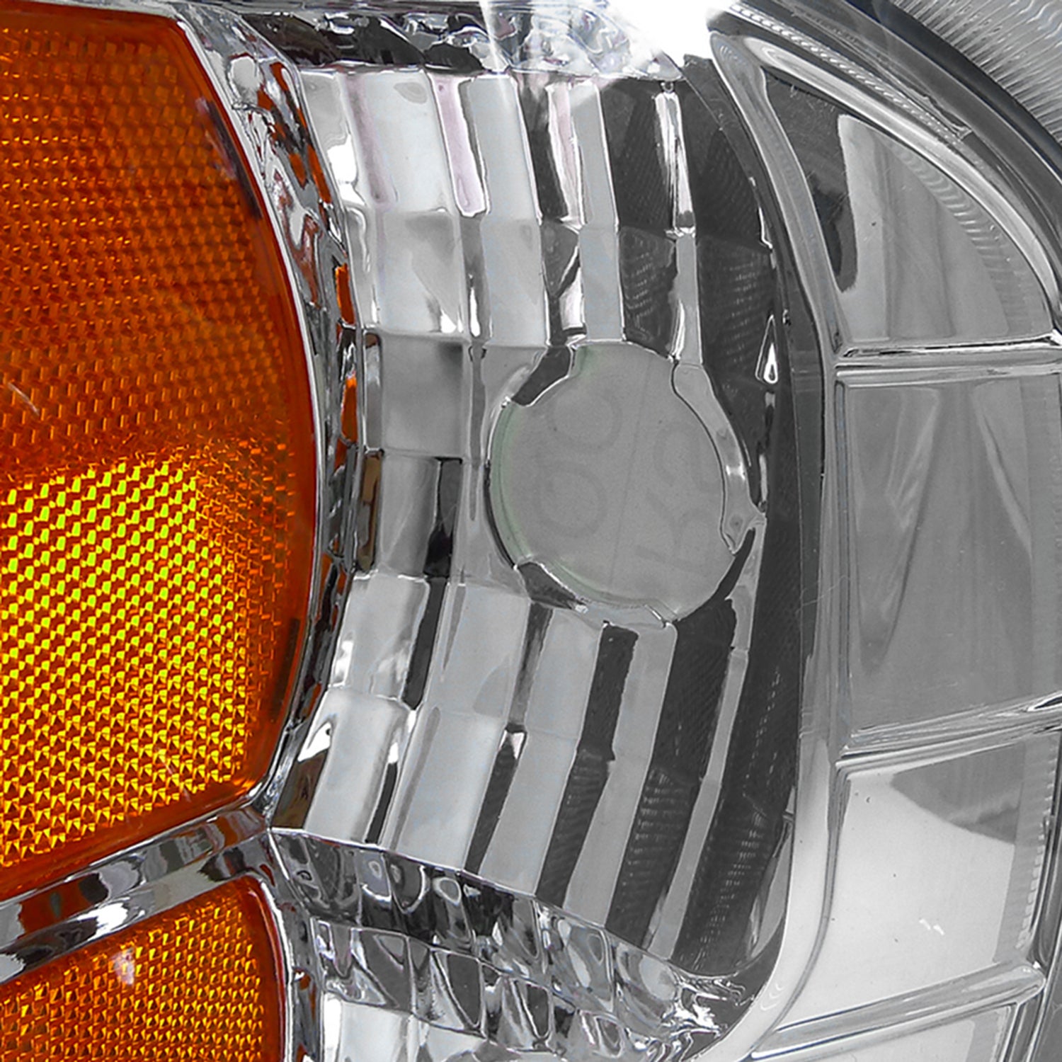 1997-2004 Ford F-150/Expedition Factory Crystal Headlights LED Light Chrome