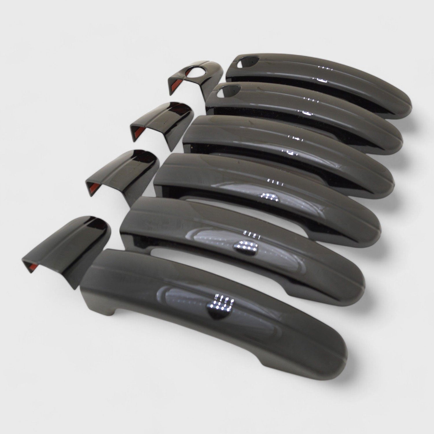 2013-2019 Ford Escape / Nissan Sentra Door Handle Cover Gloss Black 10Pcs ABS Plastic