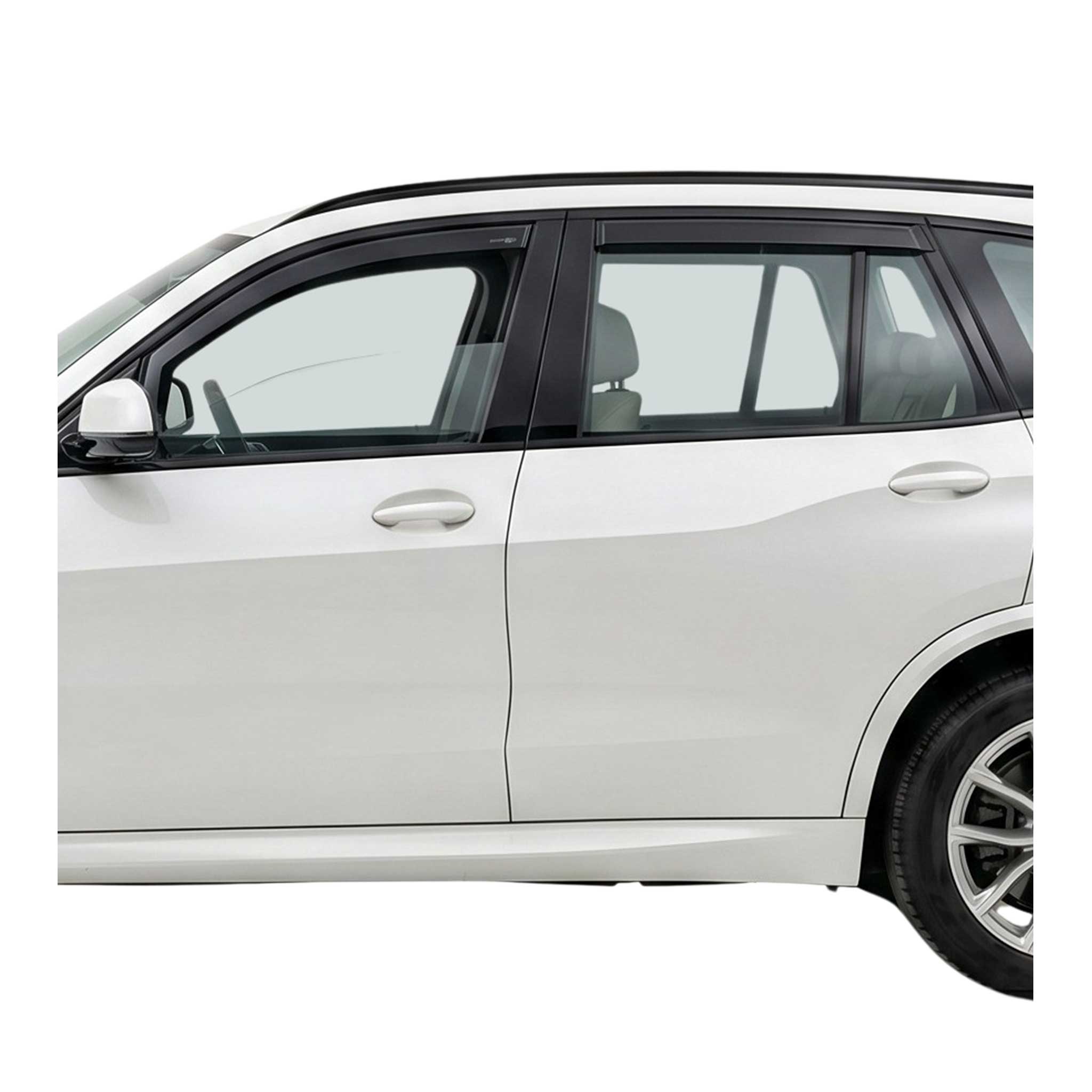 2011-2017 BMW X3 F25 Window Visor Vent Rain Deflector 4Pcs Smoke