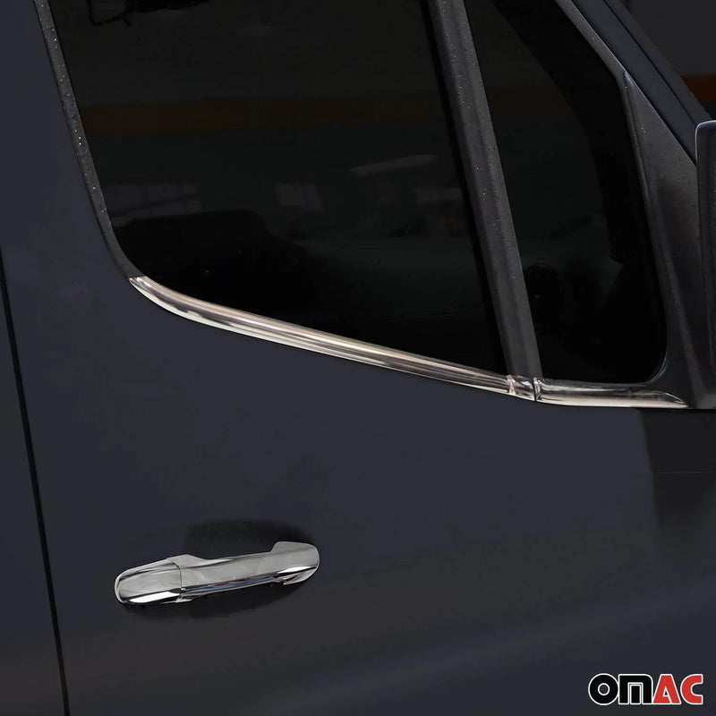 2019-2024 Mercedes Sprinter W907 910 Door Handle Cover Protector Steel 6 Pcs