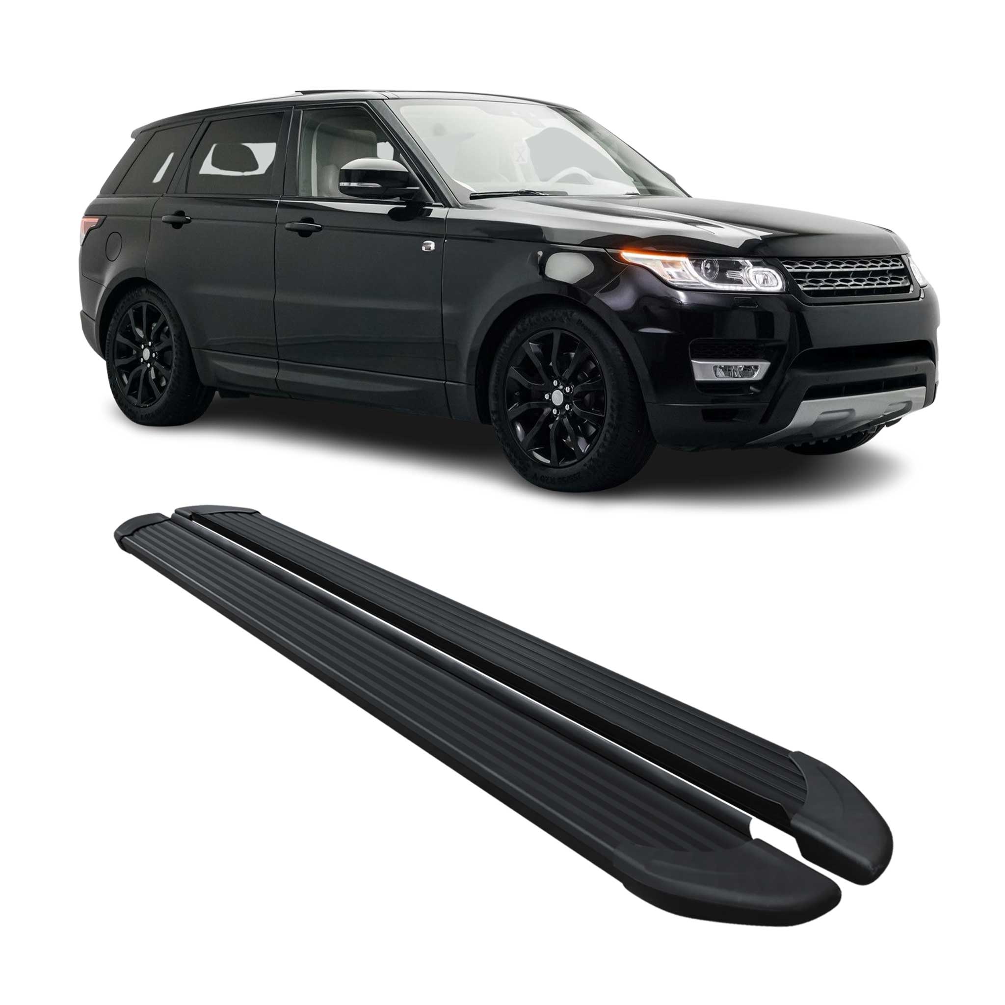Land Rover Running Board 2014-2022 Land Rover Range Rover Sport Running Boards Side Steps Black ...
