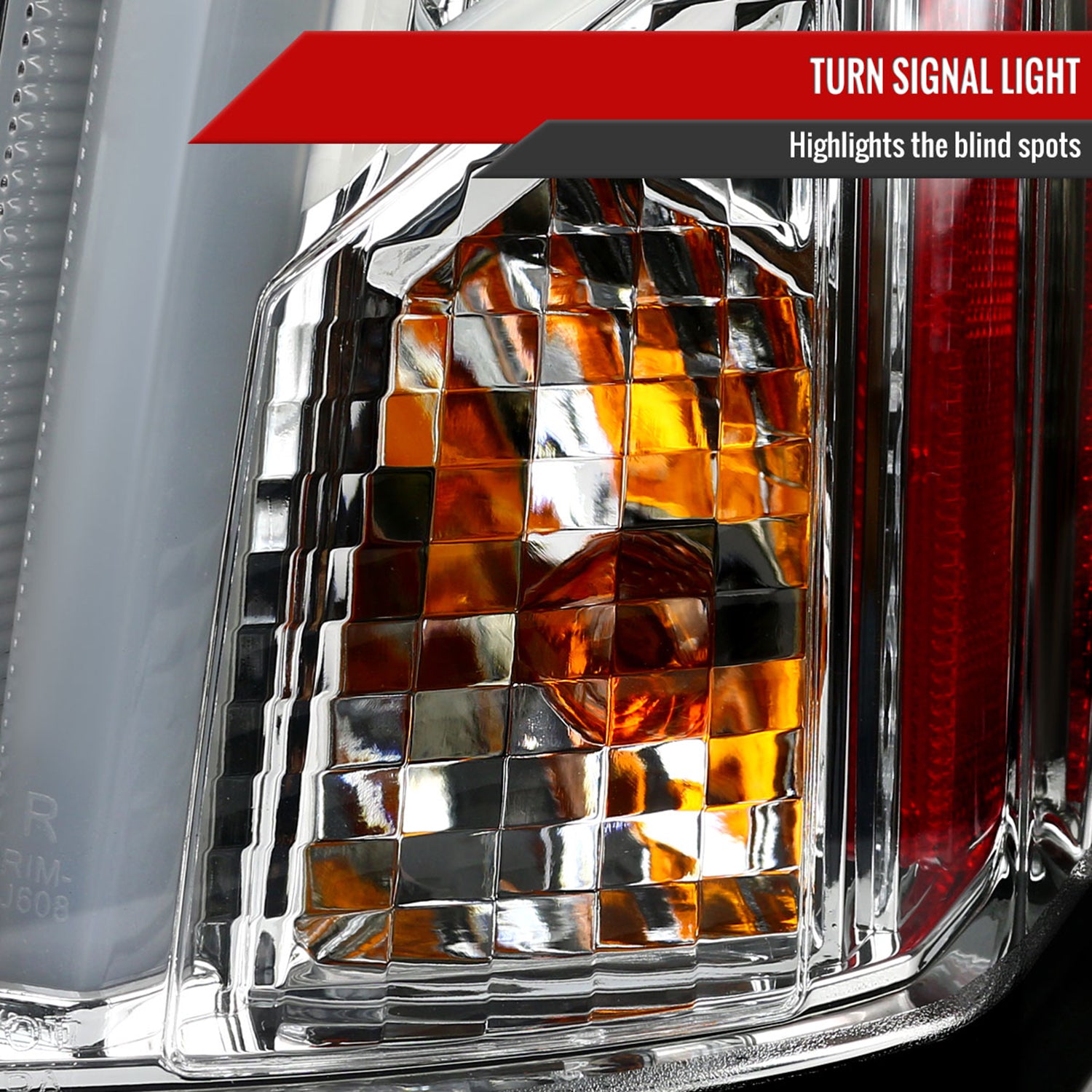 2003-2007 Cadillac CTS LED Tail Lights Chrome Housing/Clear Lens