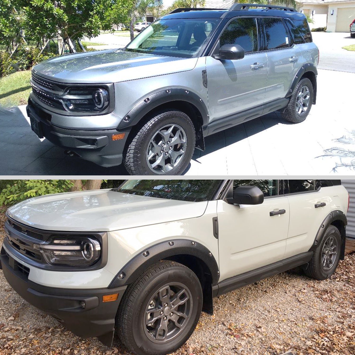 2021-2024 Ford Bronco Sport Pocket Rivet Style Fender Flares Protector