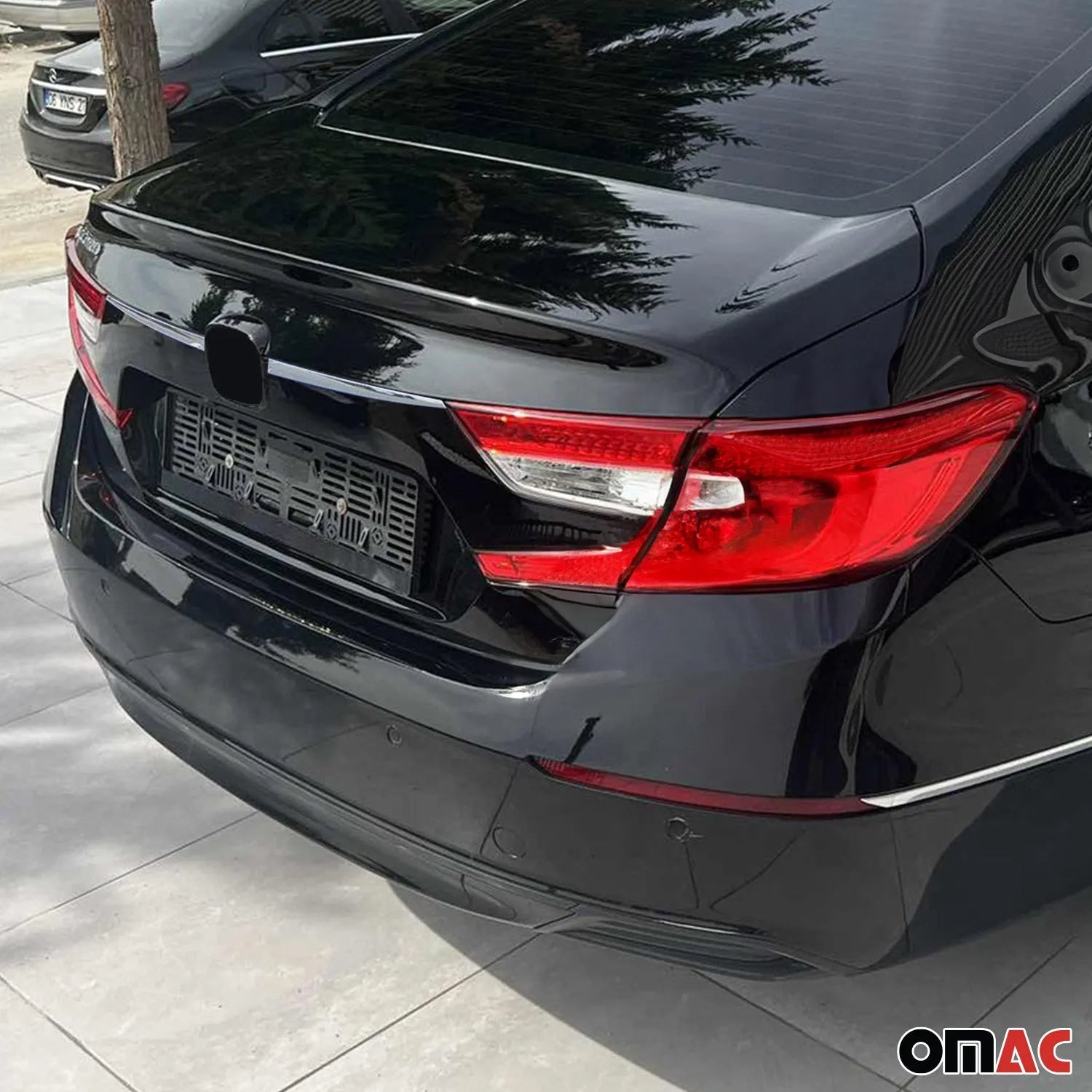 2018-2022 Honda Accord Rear Trunk Tailgate Door Handle Cover Silver 2Pcs Stainless Steel