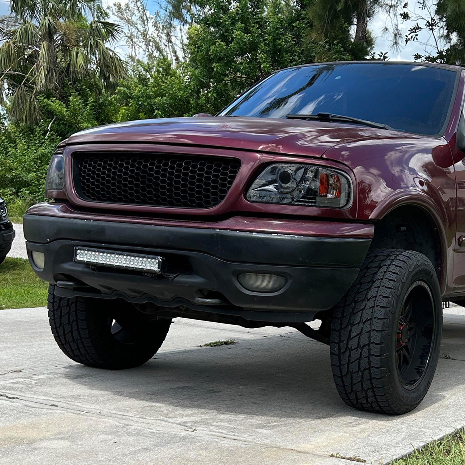 1997-2004 Ford F-150 / 1997-2002 Expedition Projector Headlights SMD LED Smoke