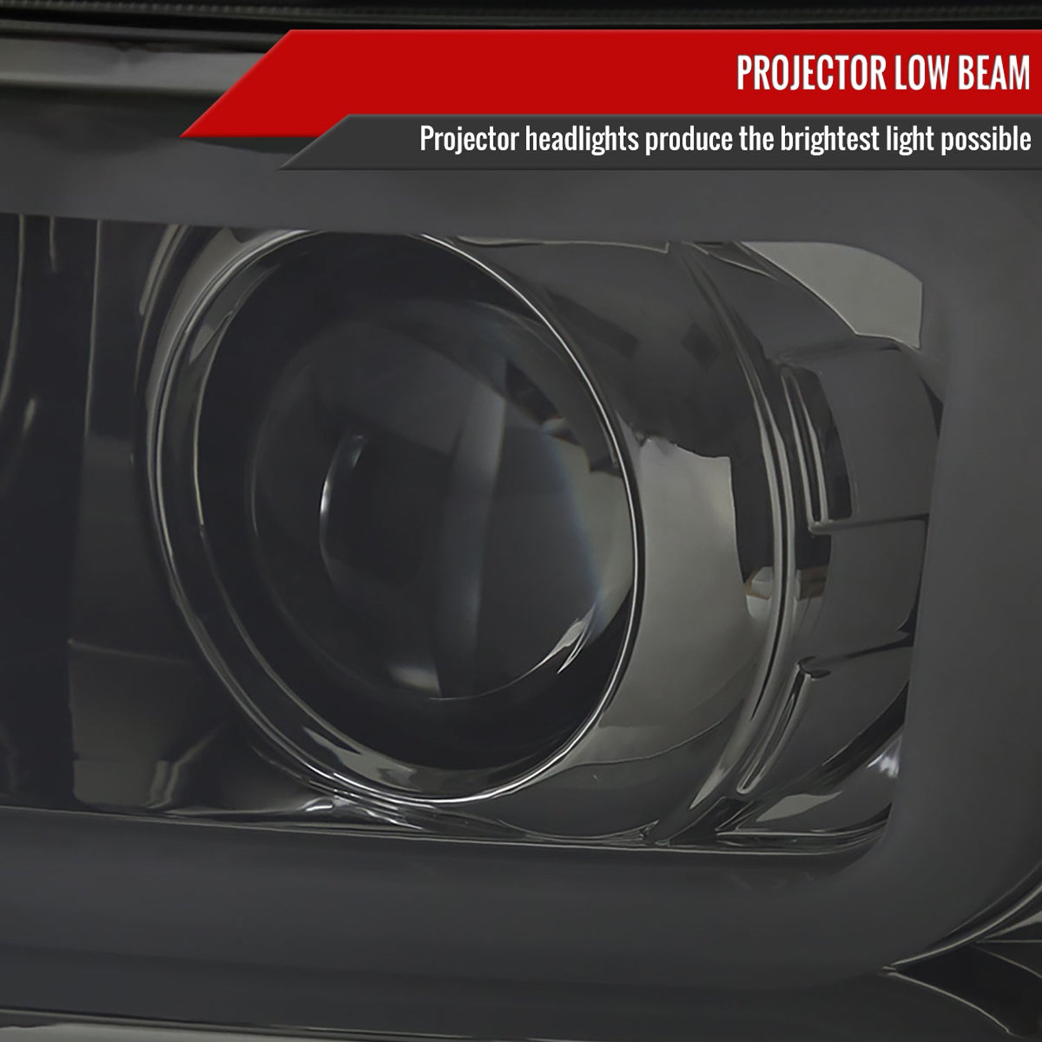 2007-2013 Chevy Silverado 1500 2500HD 3500HD Dual LED C-Bar Headlights Smoke