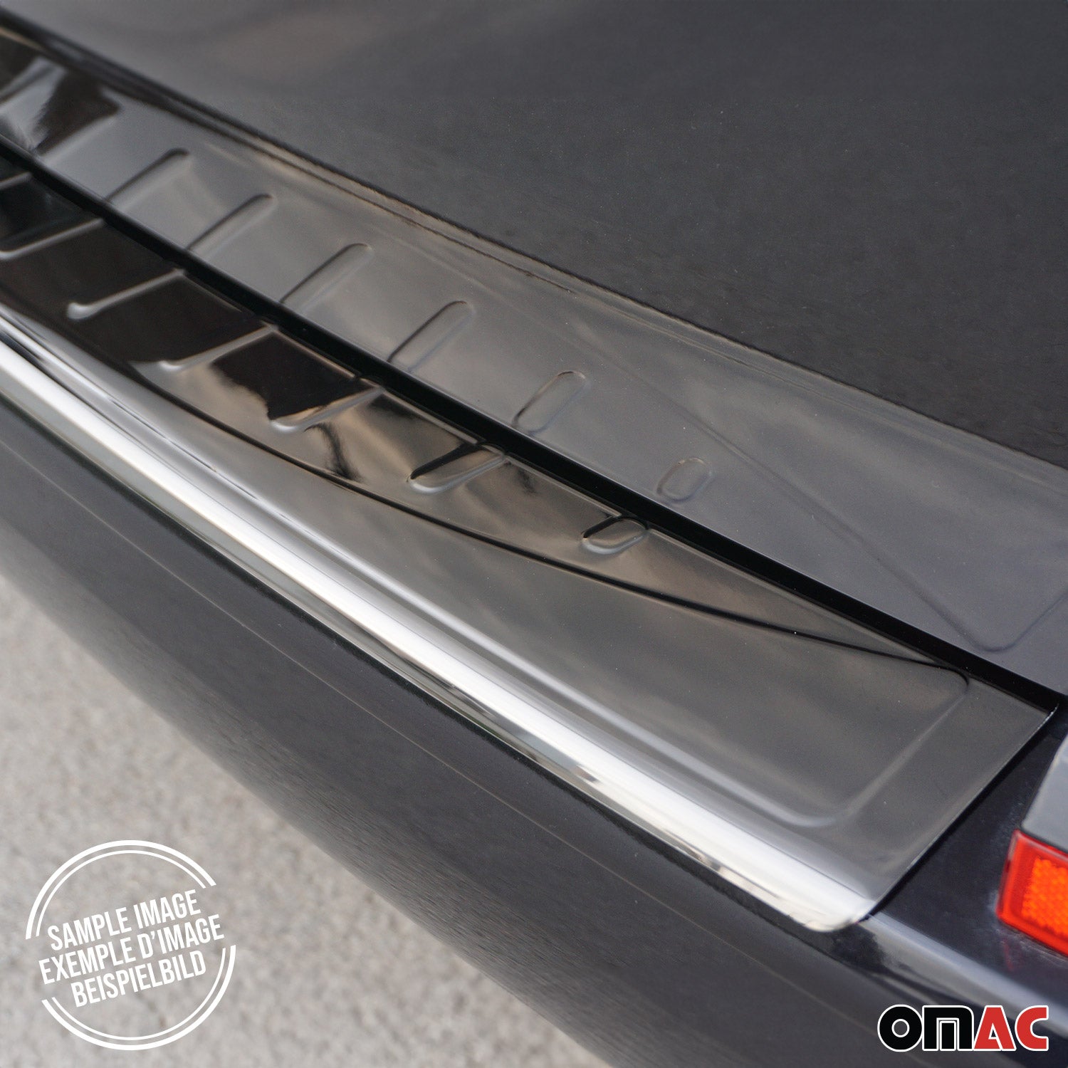 2019-2026 Mercedes Sprinter W907 910 Rear Bumper Guard Stainless Steel Dark