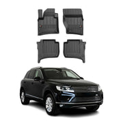 2010-2017 VW Touareg Premium Floor Mats Liners Full Set All Weather Heavy Duty