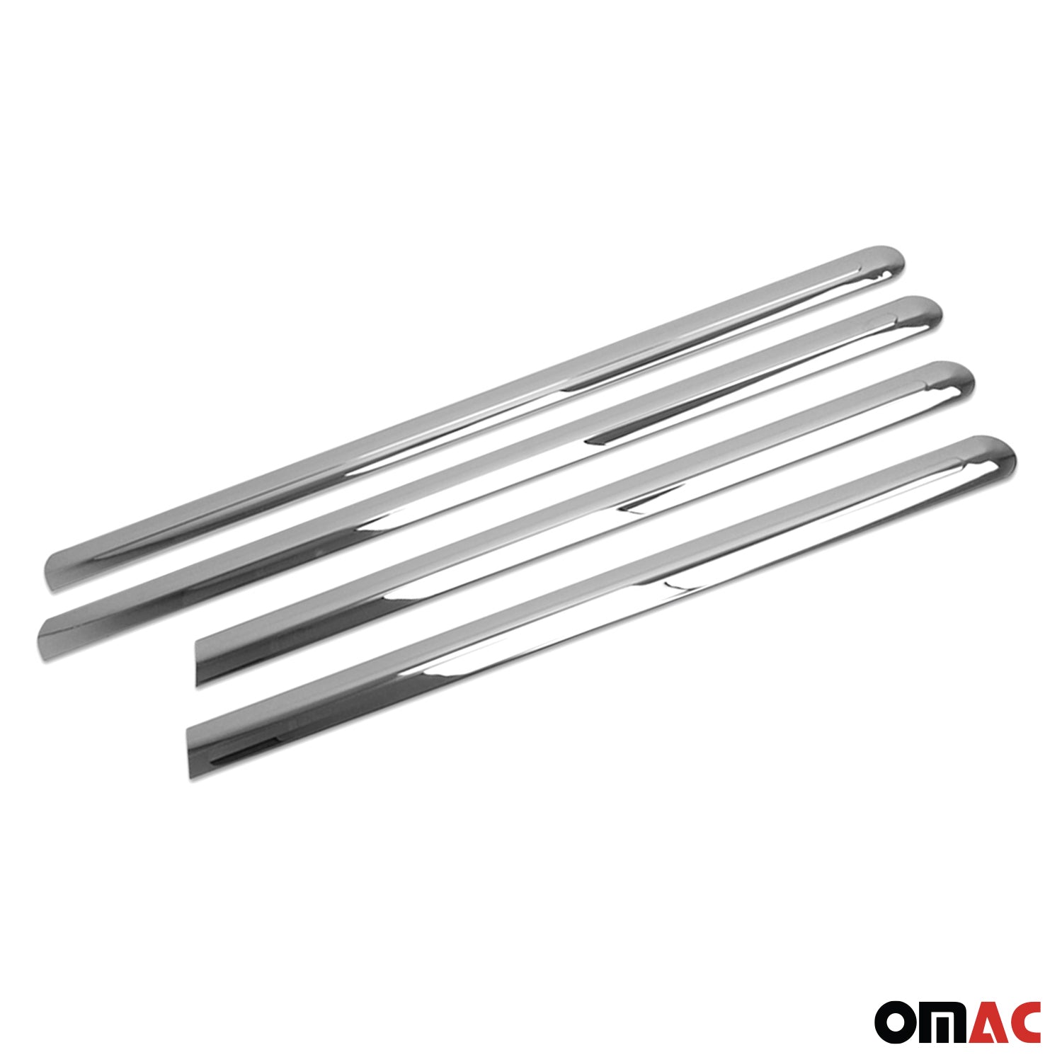 2010-2013 Ford Transit Connect L2 Long Side Door Molding Trim Stainless Steel Silver