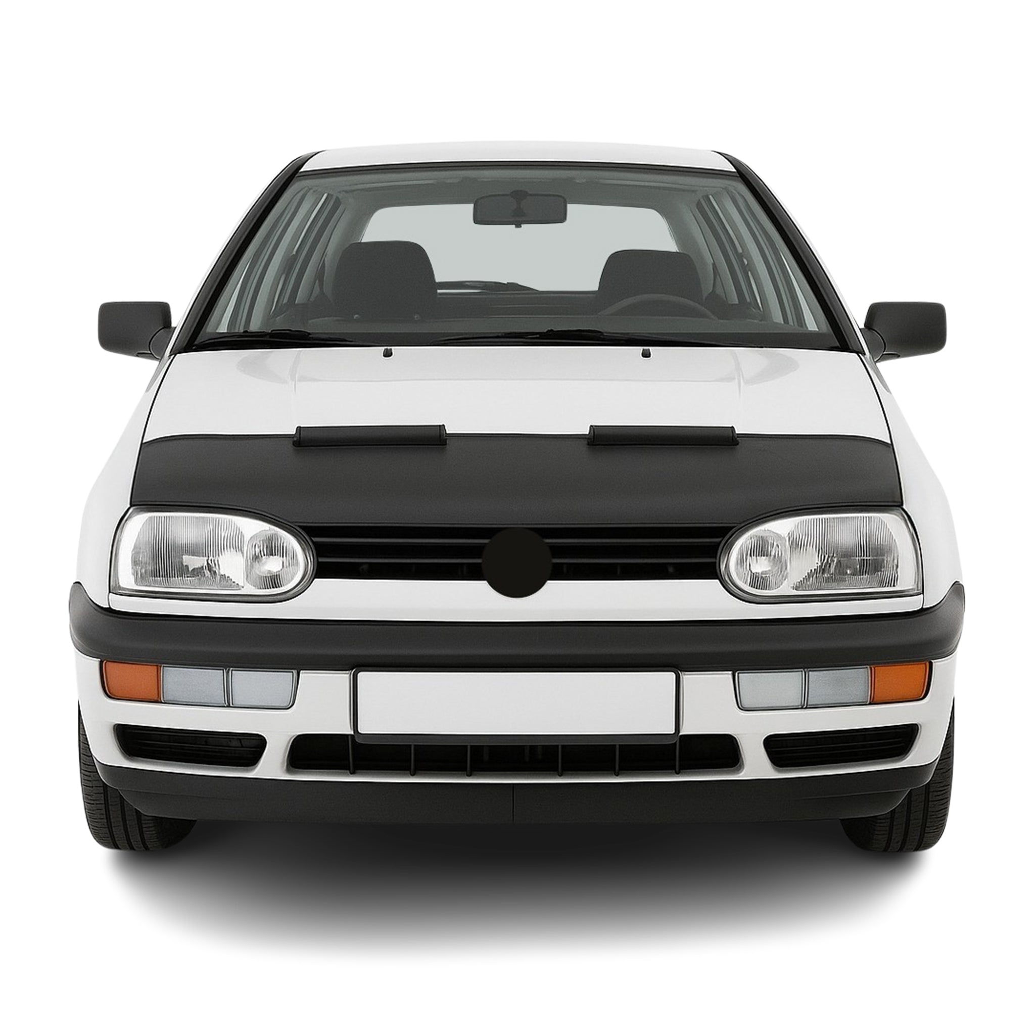 1991-1997 VW Golf Mk3 Car Bonnet Mask Hood Bra Black 1 Pc