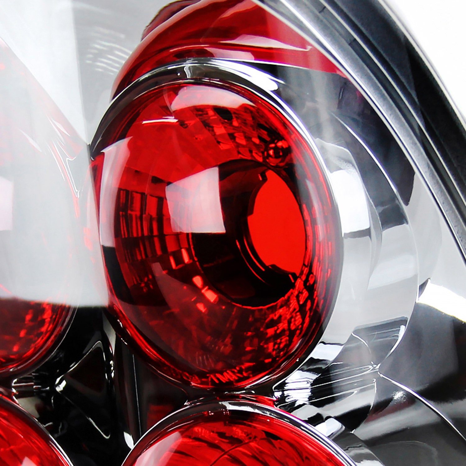 2005-2008 Toyota Tacoma Tail Lights Chrome Housing/Clear Lens