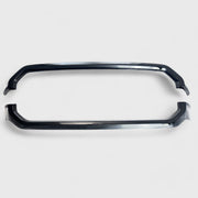 2021-2023 Ford F-150 Grille Overlay Gloss Black 2Pcs ABS Plastic