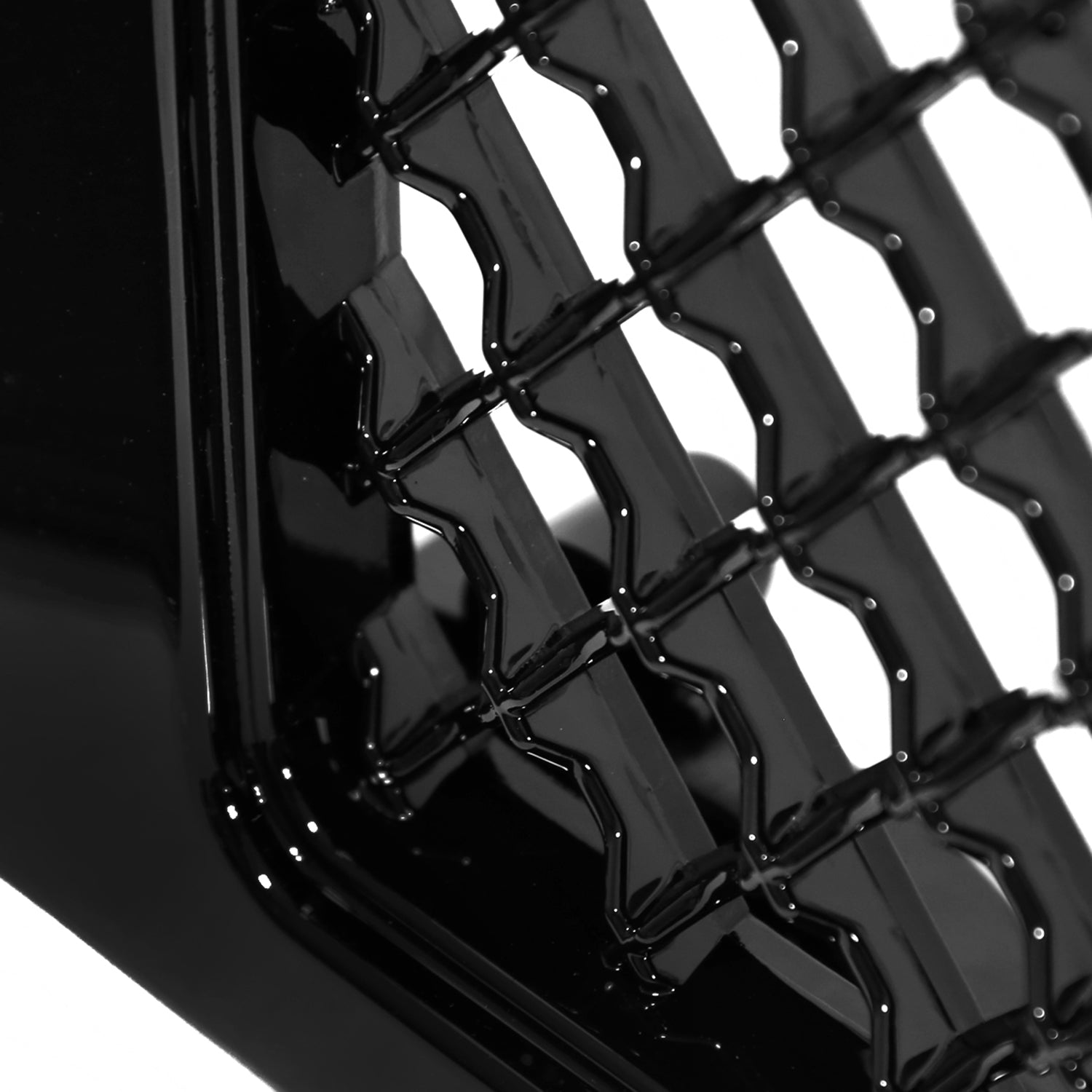 2009-2014 Ford F-150 Glossy Black ABS Mesh Grille