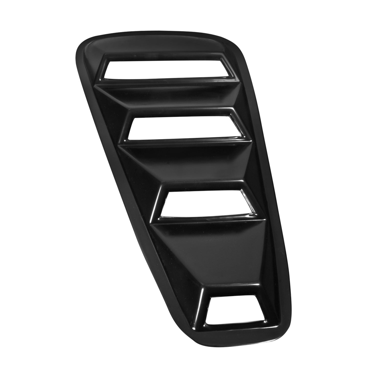 2005-2014 Ford Mustang Textured Black ABS Quarter Side Window Louvers Vent