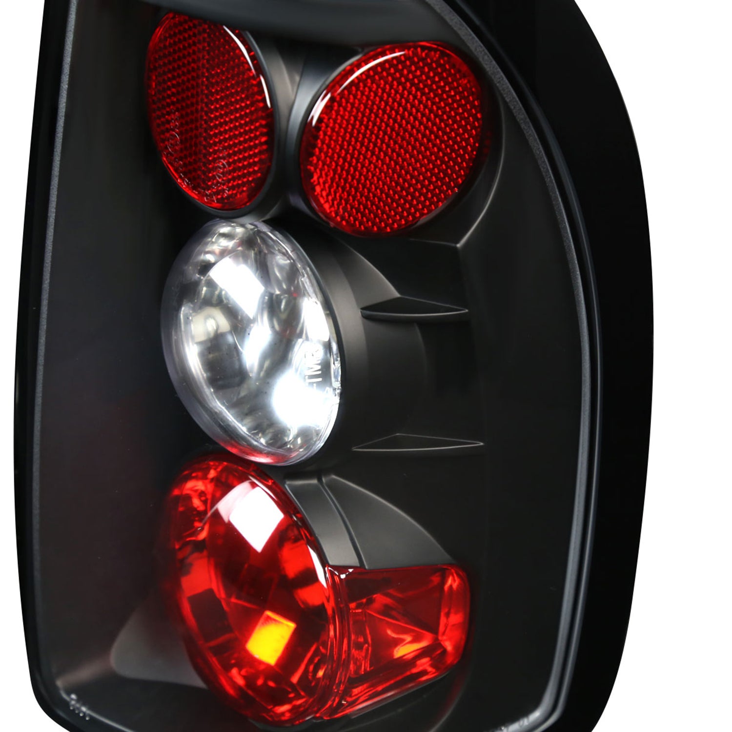 1997-2004 Dodge Dakota Tail Lights Matte Black Housing/Clear Lens