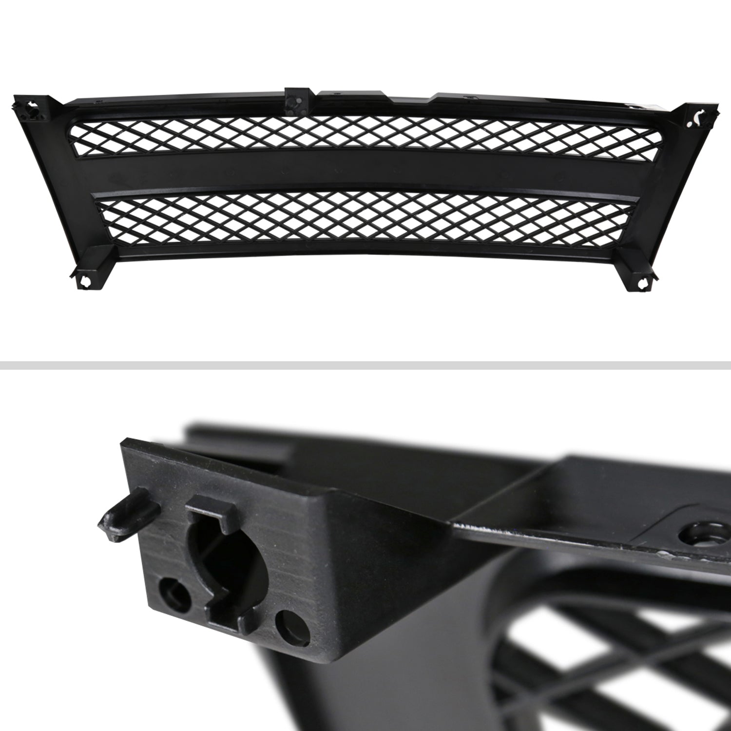 1999-2002 Chevrolet Silverado Black ABS V2 Mesh Grille